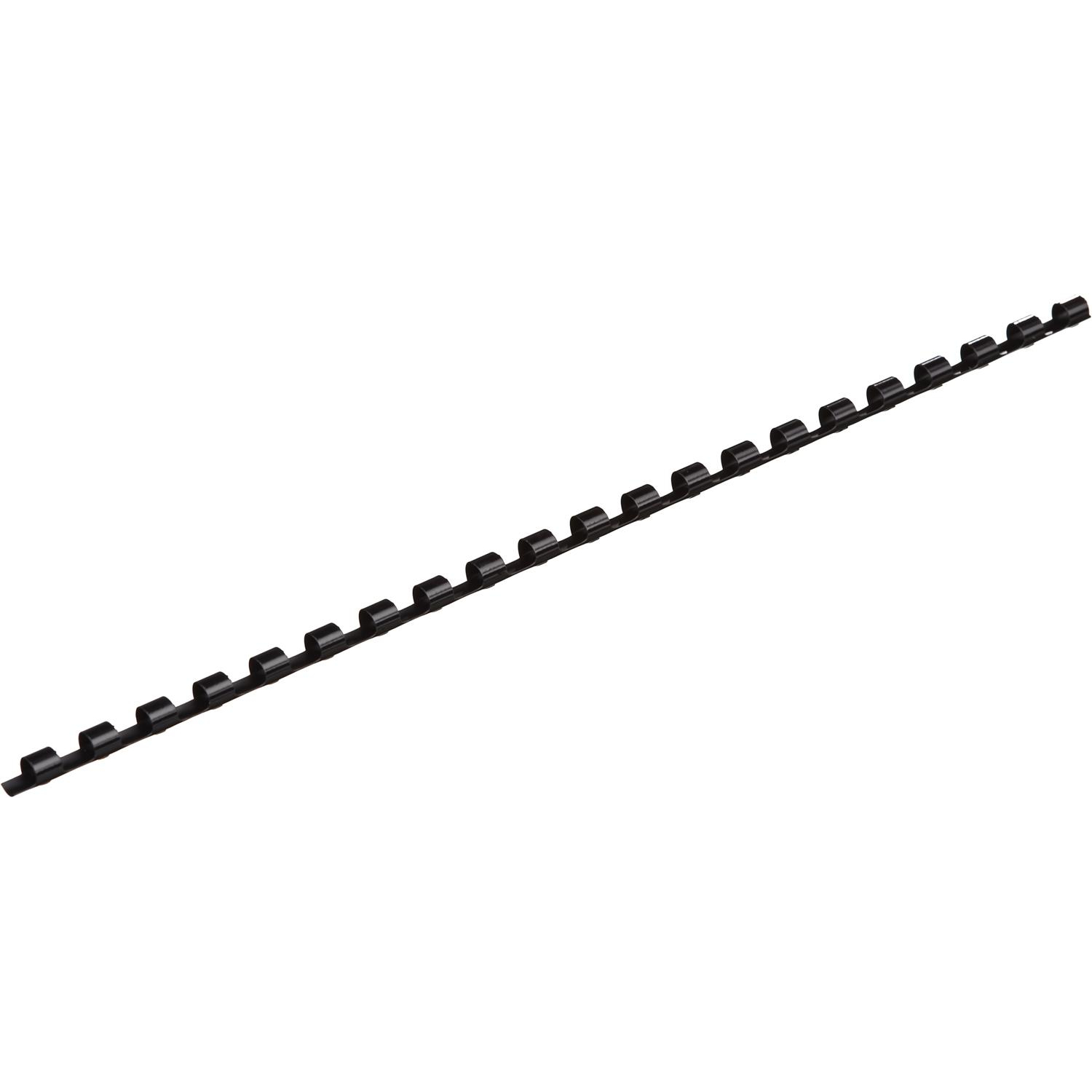 Пружины для переплета пластиковые Promega office 6мм черные 100шт/уп. - фото 2