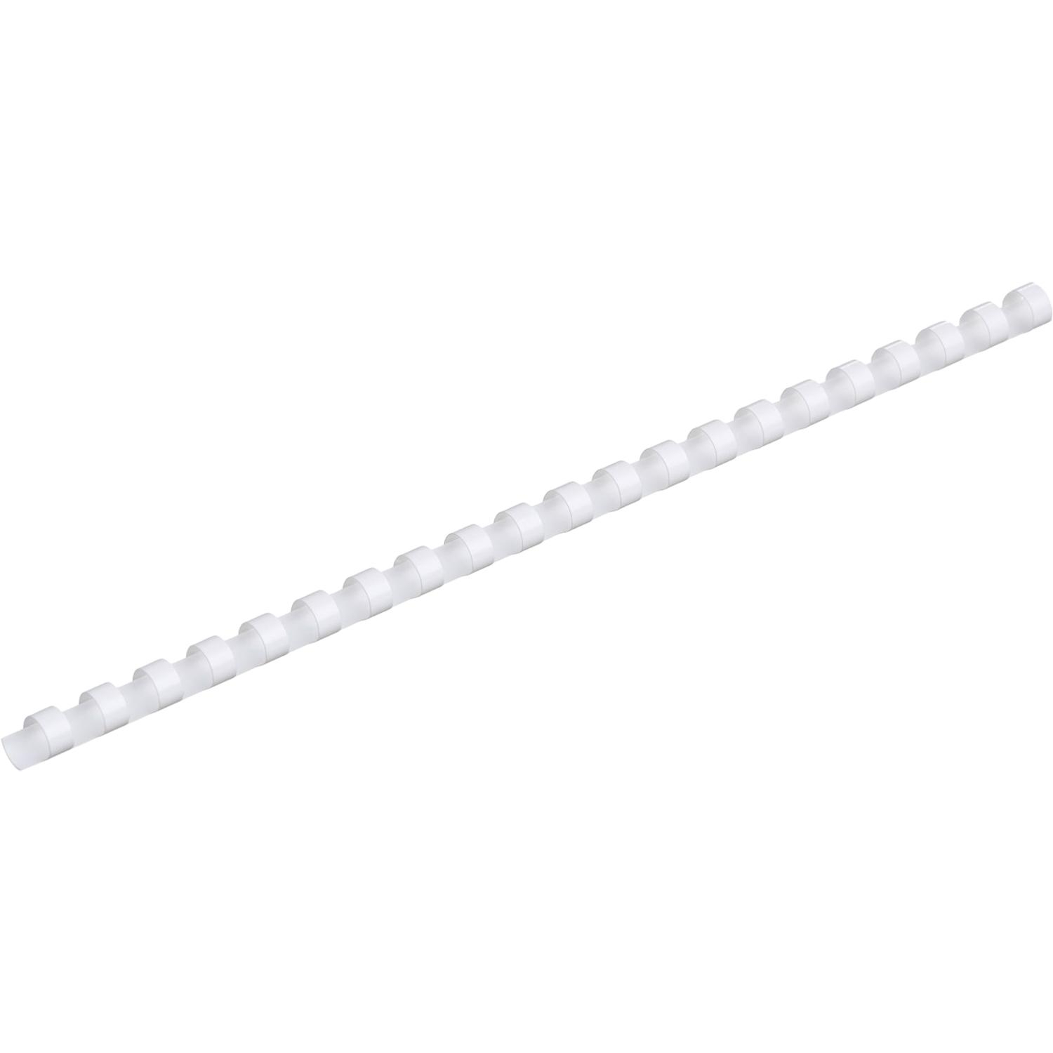 Пружины для переплета пластиковые Promega office 10мм белые 100шт/уп. Пружины для переплета пластиковые Promega office 10мм белые 100шт/уп. - фото 2