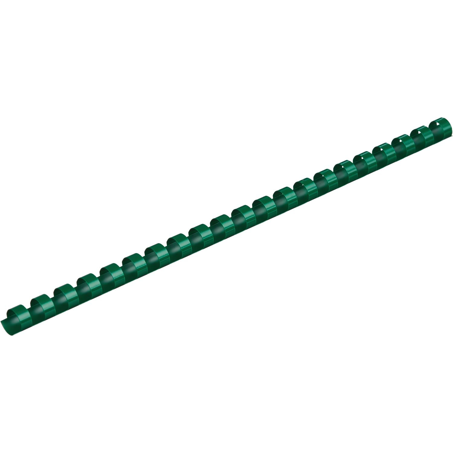 Пружины для переплета пластиковые Promega office 12мм зел. 100шт/уп. - фото 2