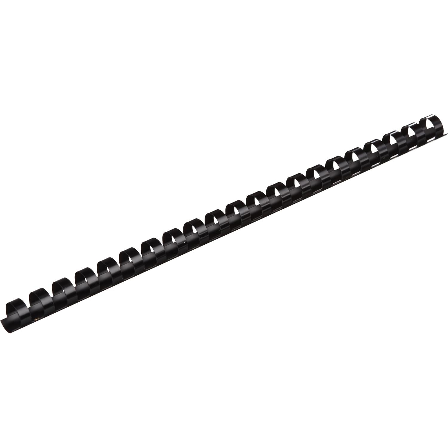 Пружины для переплета пластиковые Promega office 14мм черные 100шт/уп. - фото 2