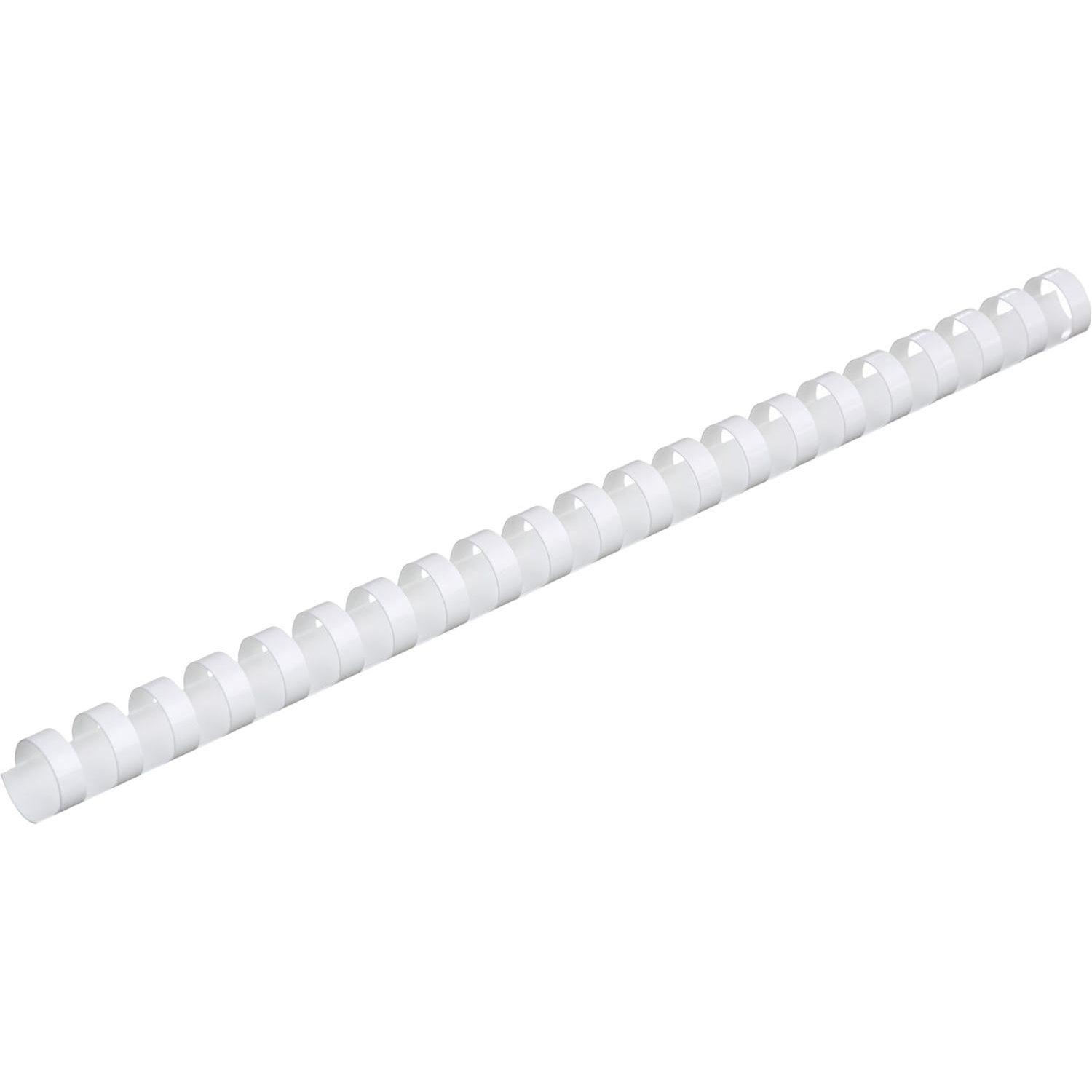 Пружины для переплета пластиковые Promega office 19мм белые 100шт/уп. - фото 2