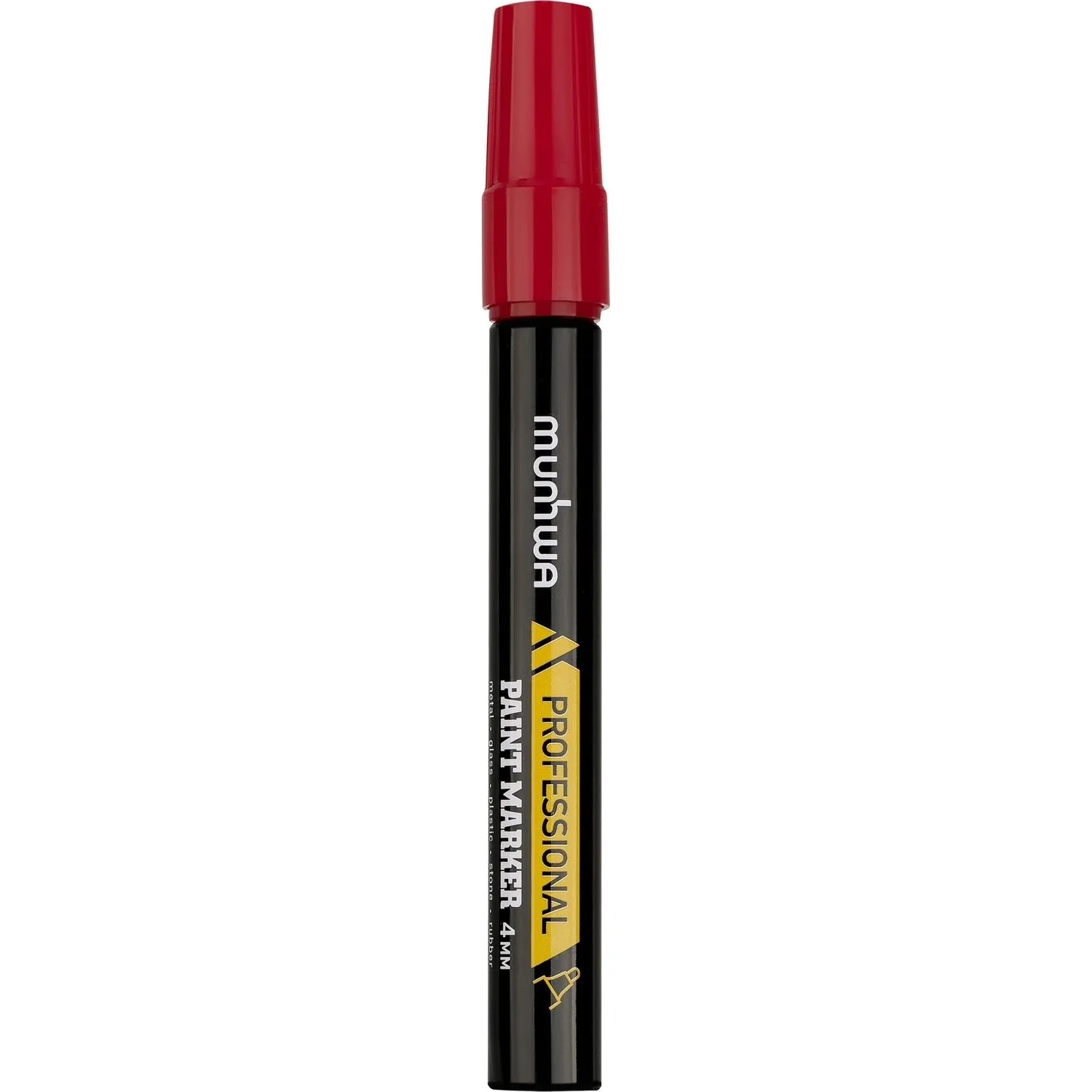 Маркер -краска MunHwa Professional Paint Markerкрасная, 4мм, нитро-основа - фото 3