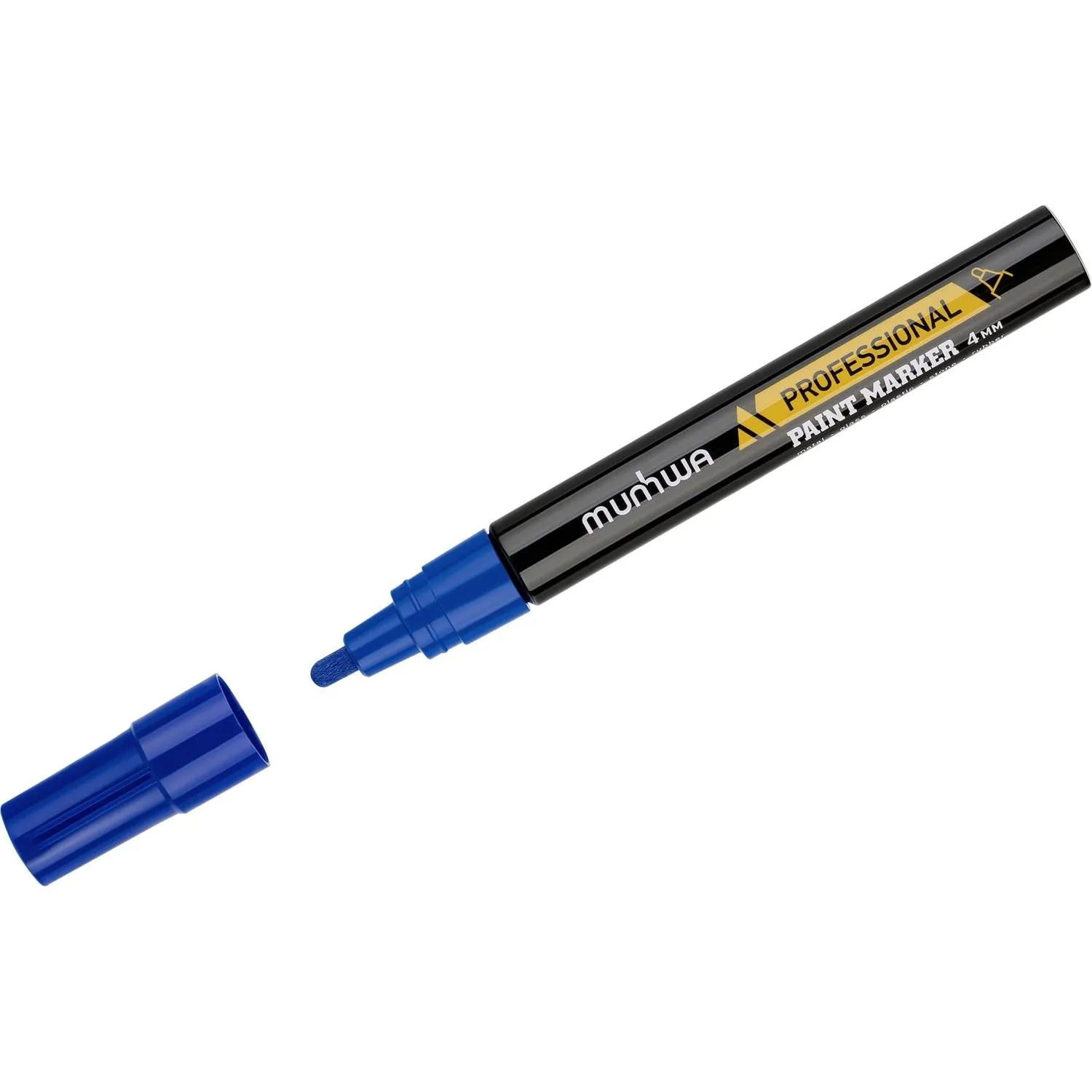 Маркер -краска MunHwa Professional Paint Marker синяя, 4мм, нитро-основа - фото 1