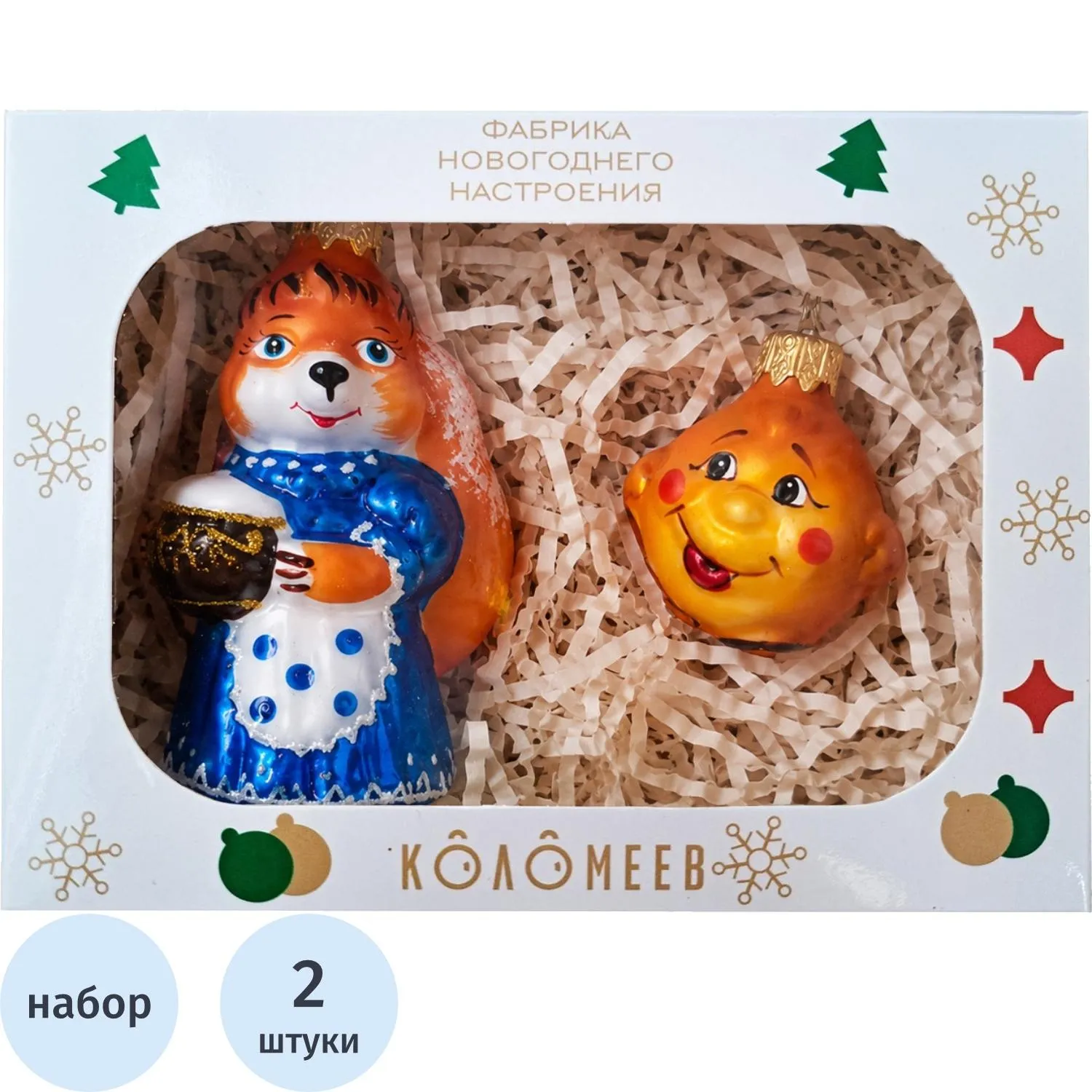 Набор игрушек Волшебная сказка, из 2 фигурок, в подарочной уп, НФ-2331 - фото 1