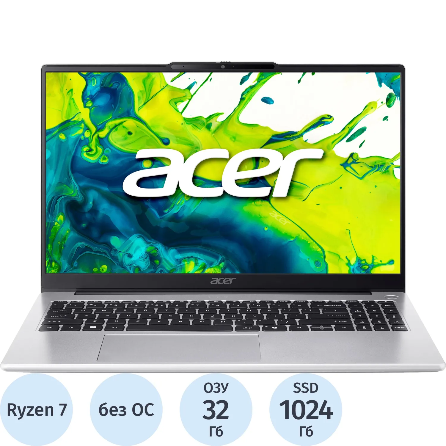 Ноутбук Acer AL15-45P-R0MF(NX.DN5EX.001)R7-5825U/32Gb/SSD1Tb/15.6/noOS - фото 1