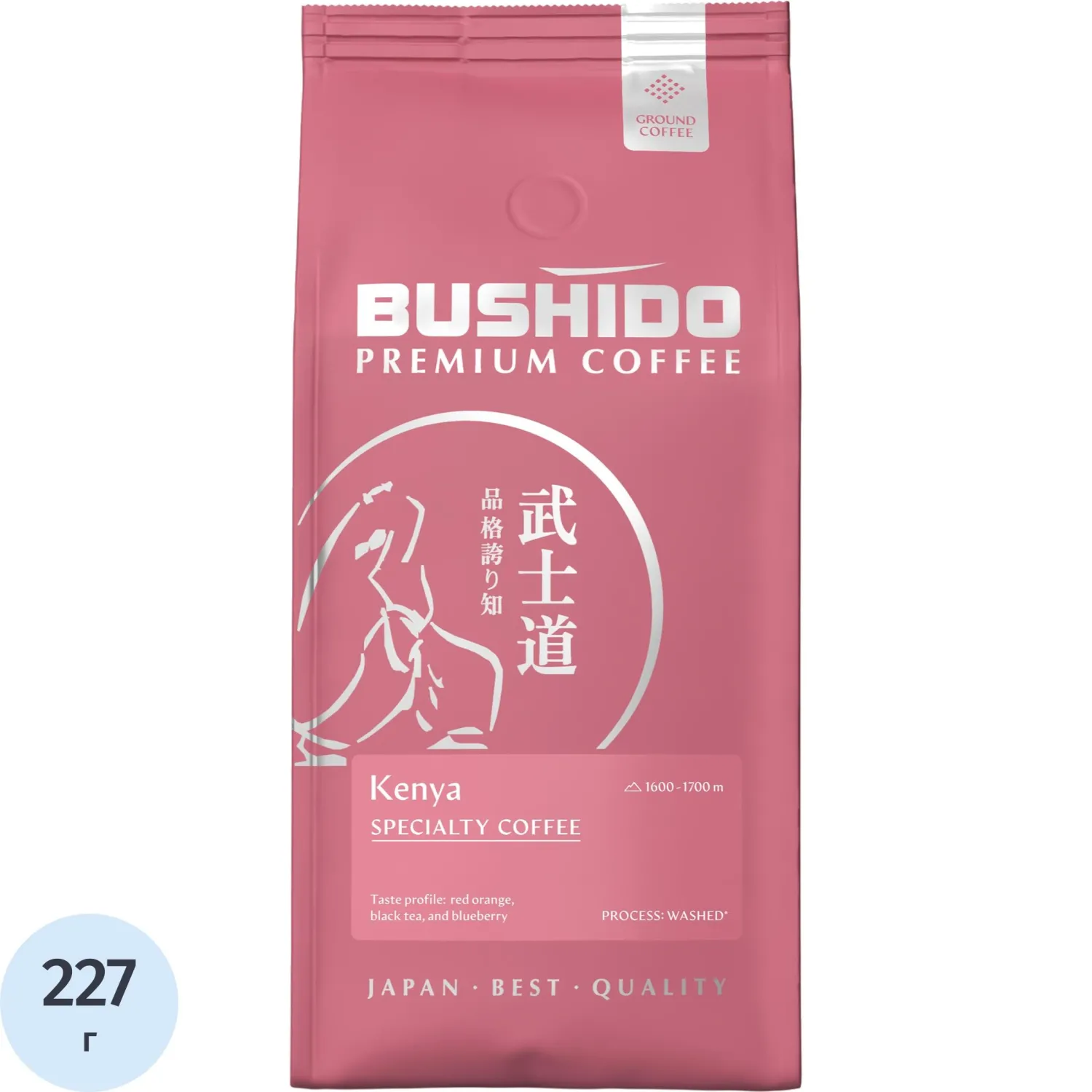 Кофе молотый BUSHIDO Specialty Coffee Kenya 227гр - фото 1