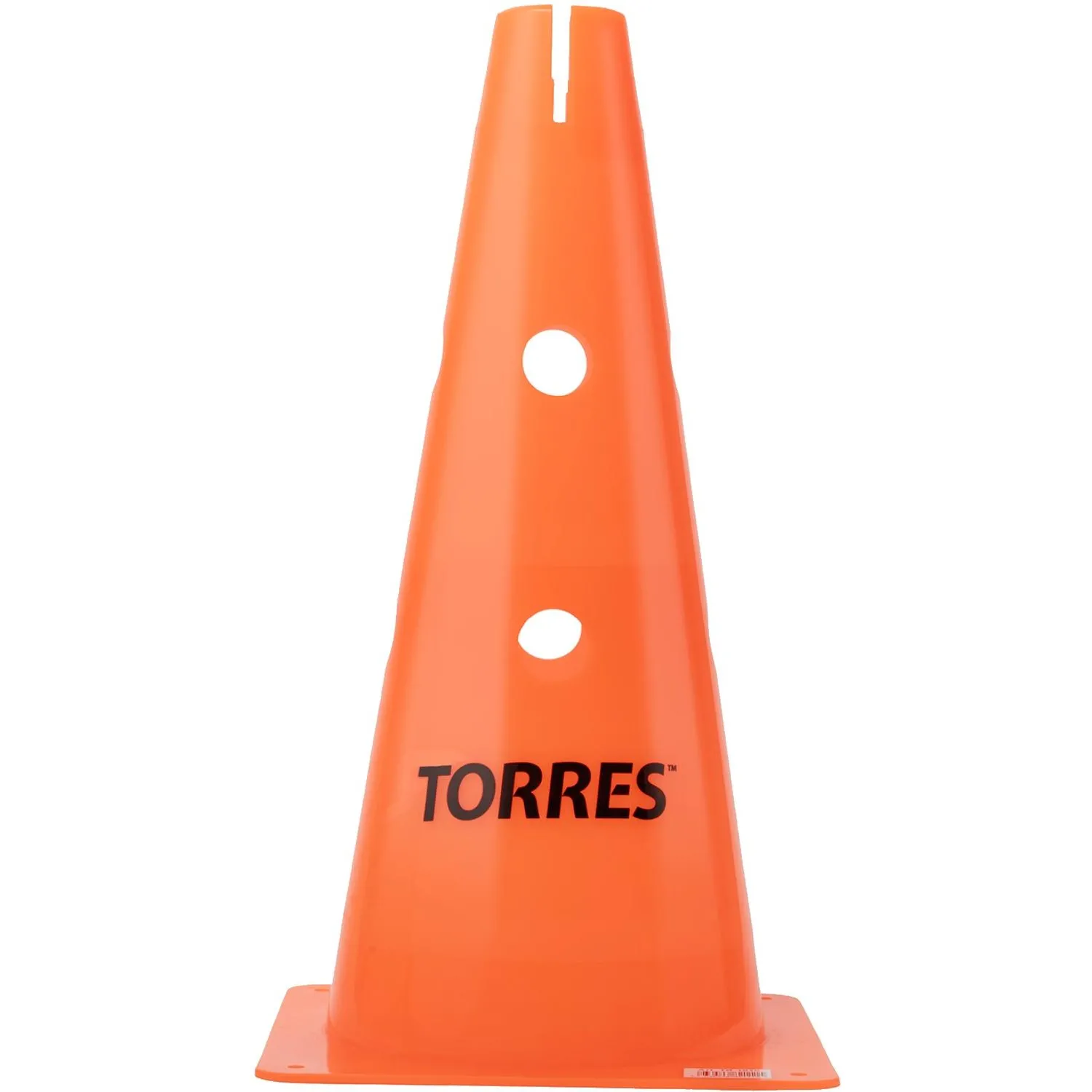 Конус тренировочный TORRES, высота 38 см, пластмасса, оранжевый, TR1010 - фото 1