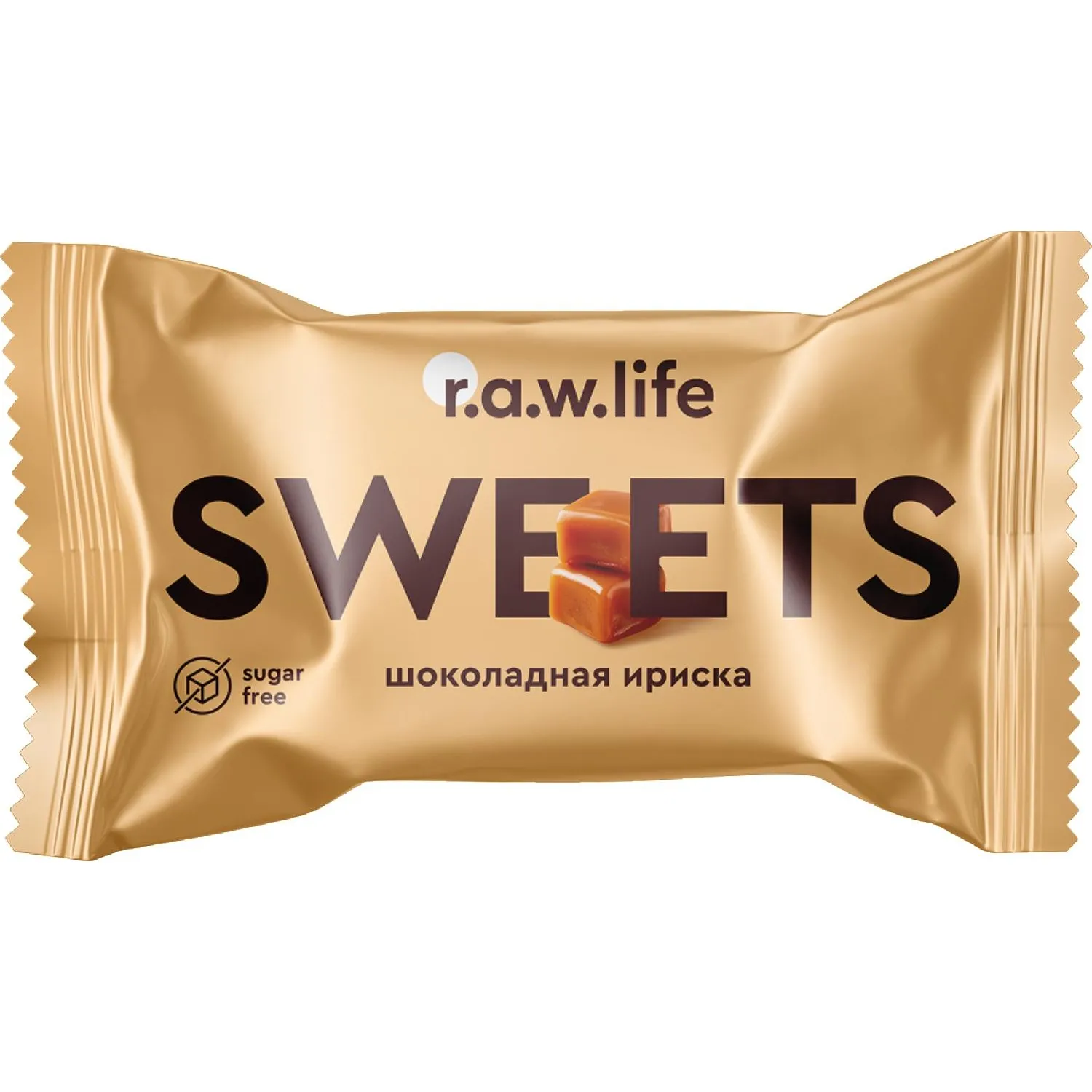 Конфеты R.A.W.life sweets Шоколадная ириска шоколад-фрукт NEW, 17гx18шт/уп - фото 1