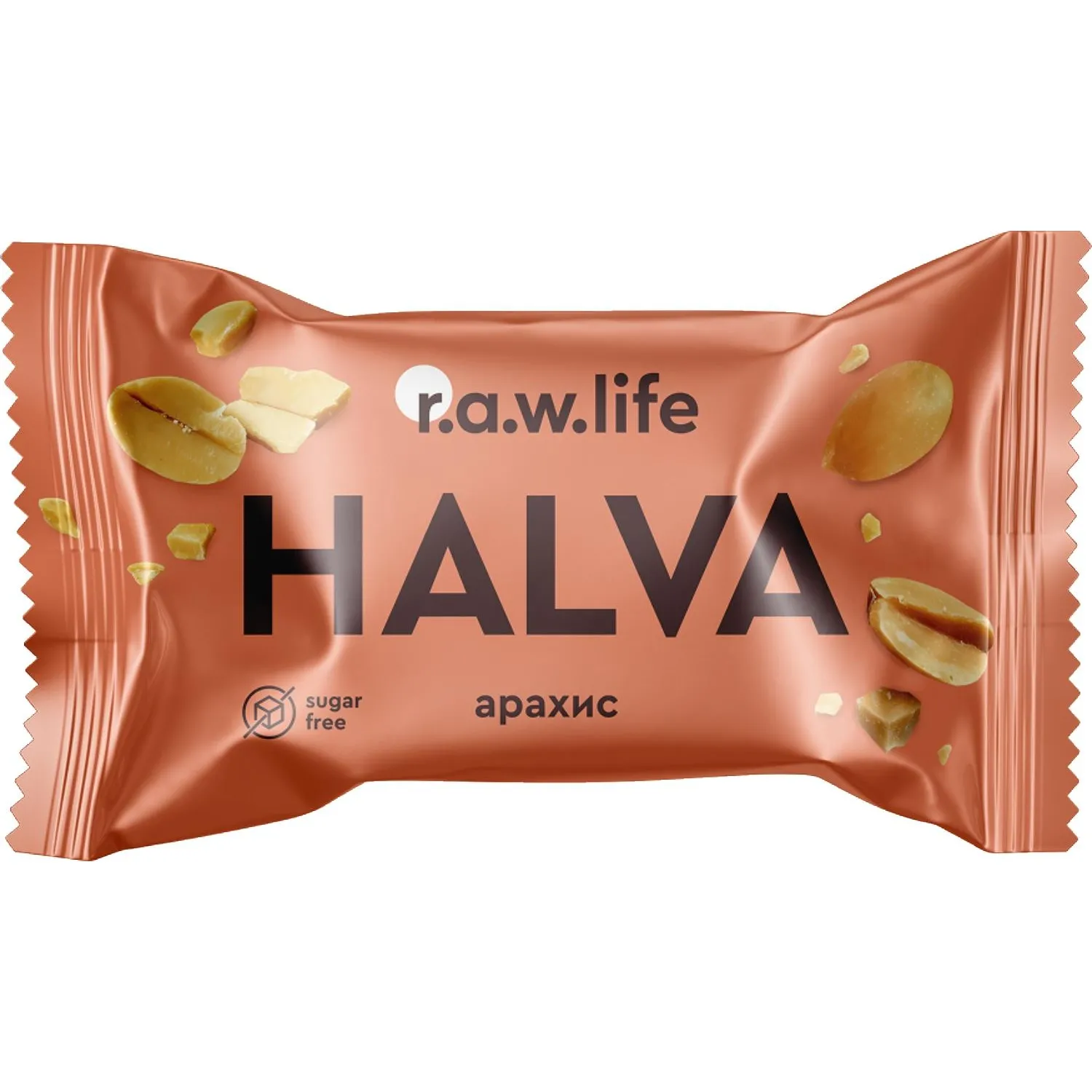 Батончик протеиновый R.A.W.life HALVA арахисовая халва, 16гx18шт/уп - фото 1