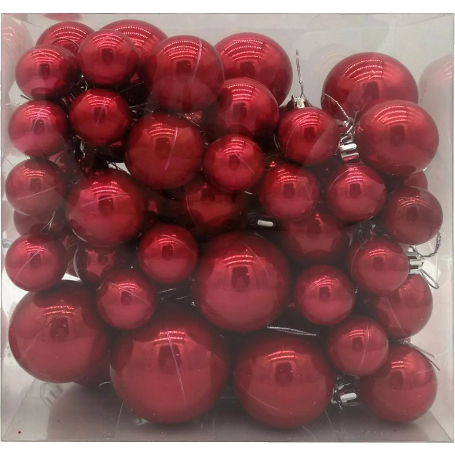 Игрушка новогодняя полистирол, набор 59 штук 9,8х19,6х19,6см 92923 - фото 1