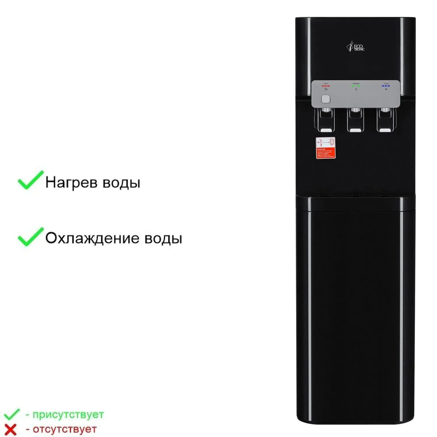 Кулер Ecotronic B5-LX black - фото 5