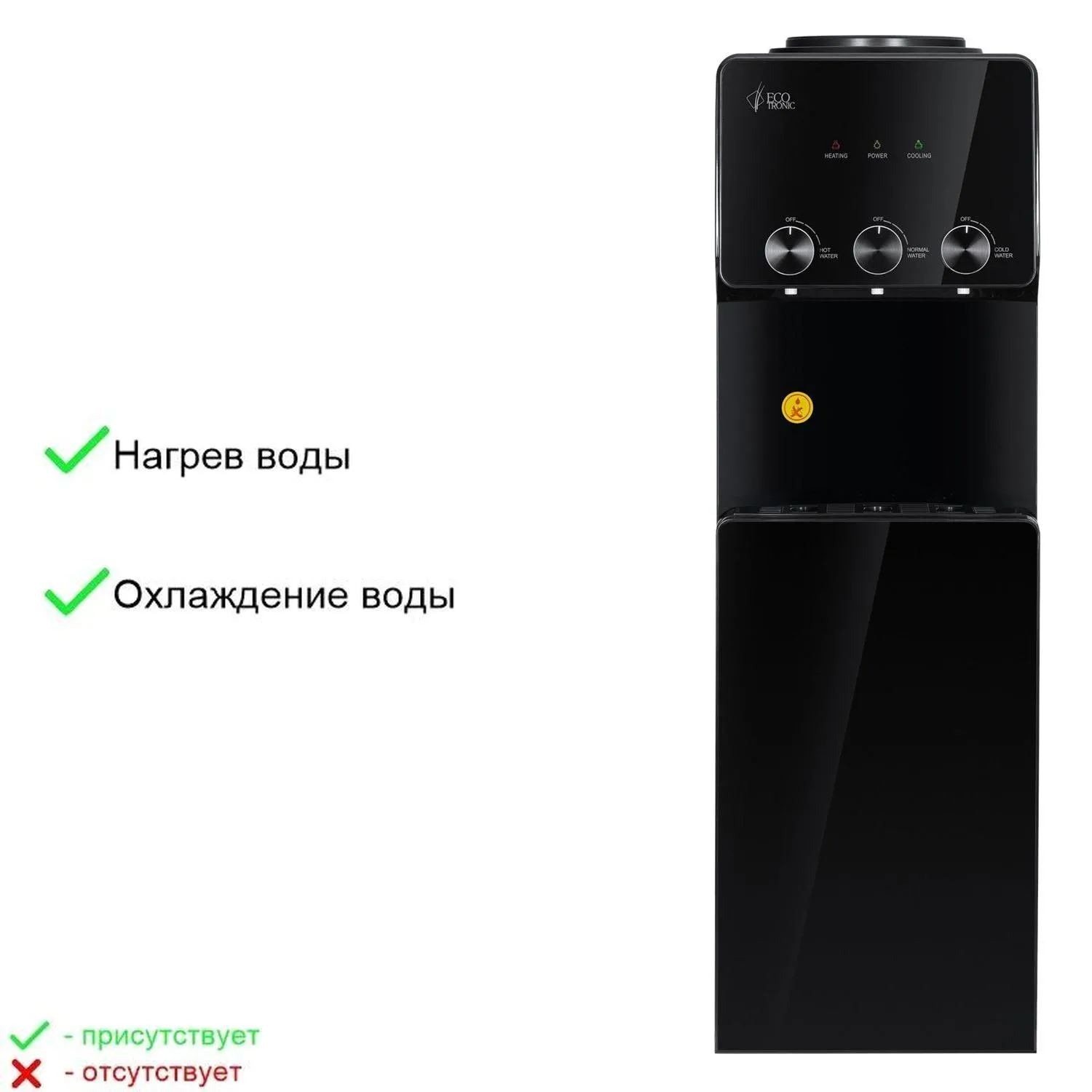 Кулер Ecotronic K26-LCE black - фото 5