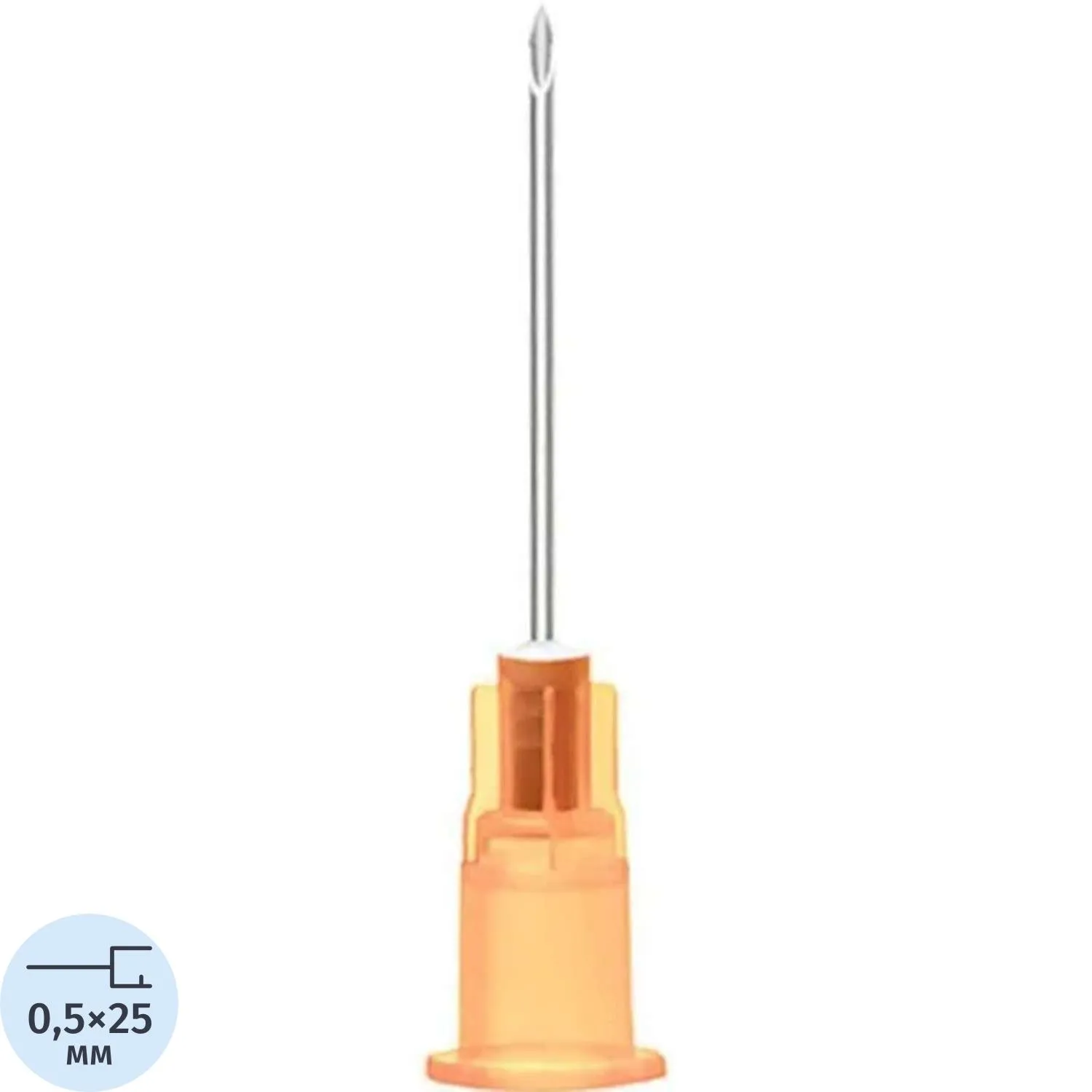 Игла инъекционная 25G (0,5х25 мм) KD-Fine 100шт./уп - фото 1