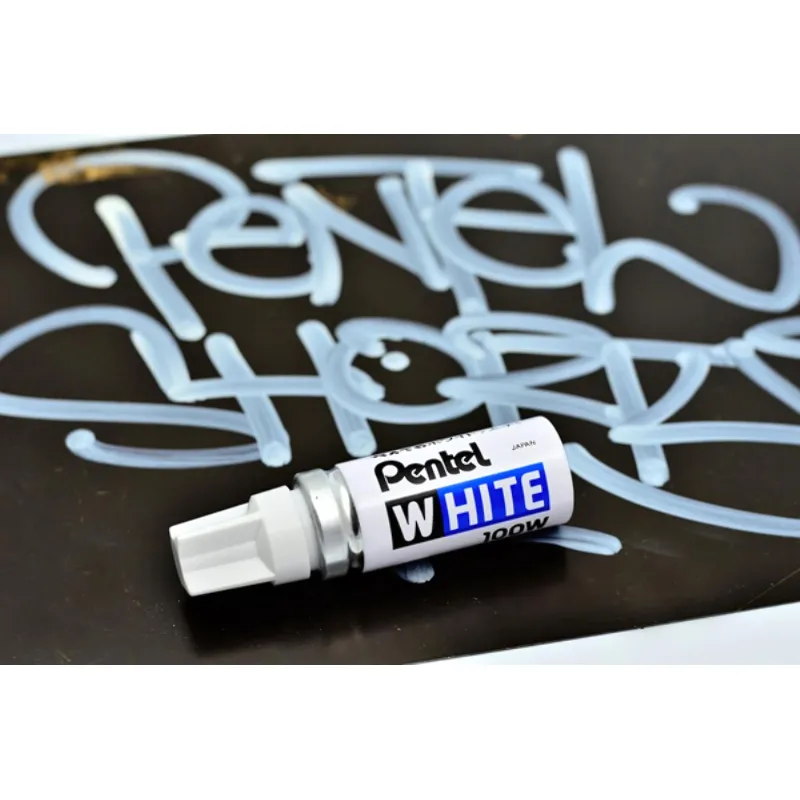 Маркер для промышленной графики PENTEL X100W (белый 6,5 мм) - фото 5
