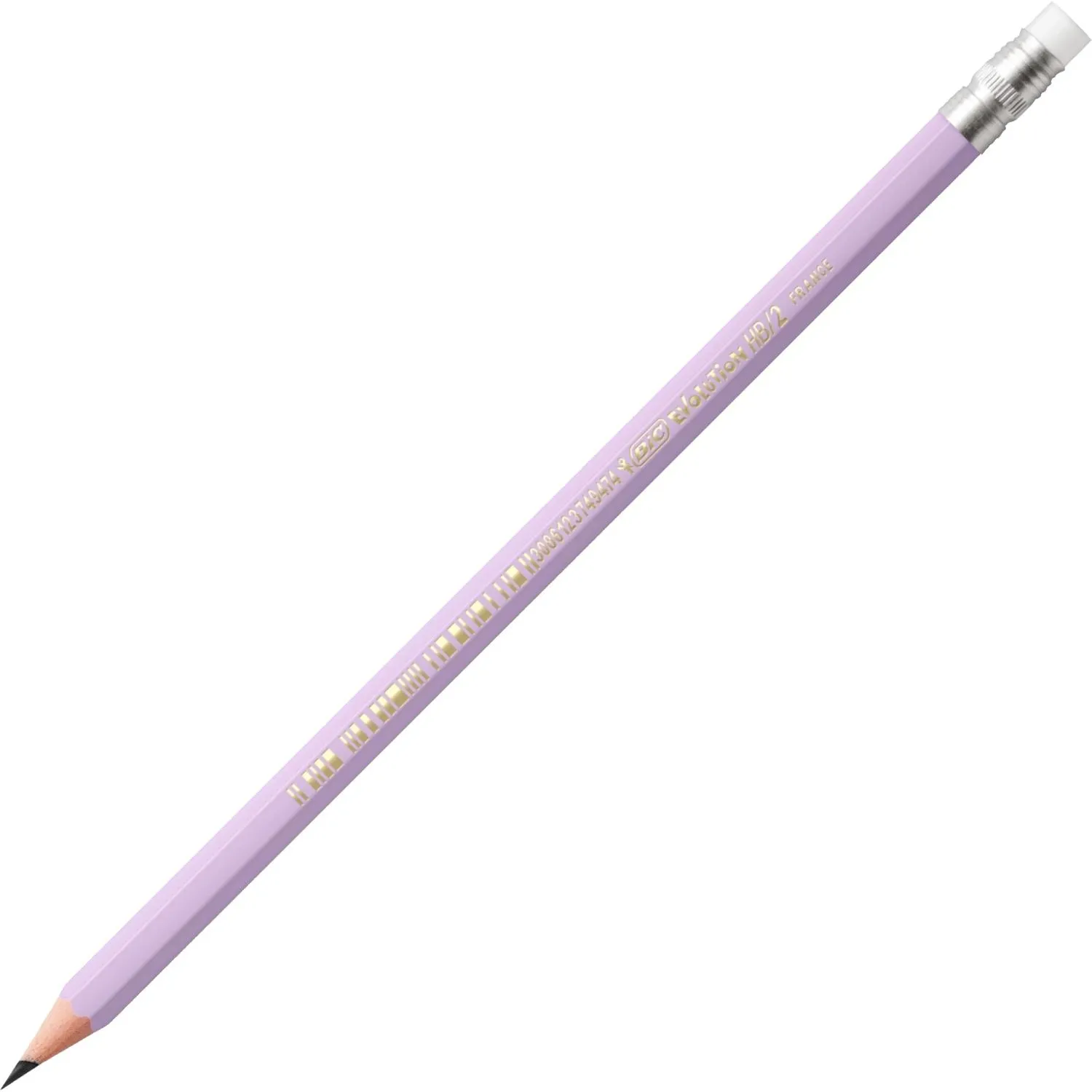 Карандаш Ч/Г BIC Evolution Pastel с ластиком, в асс,518306 - фото 6