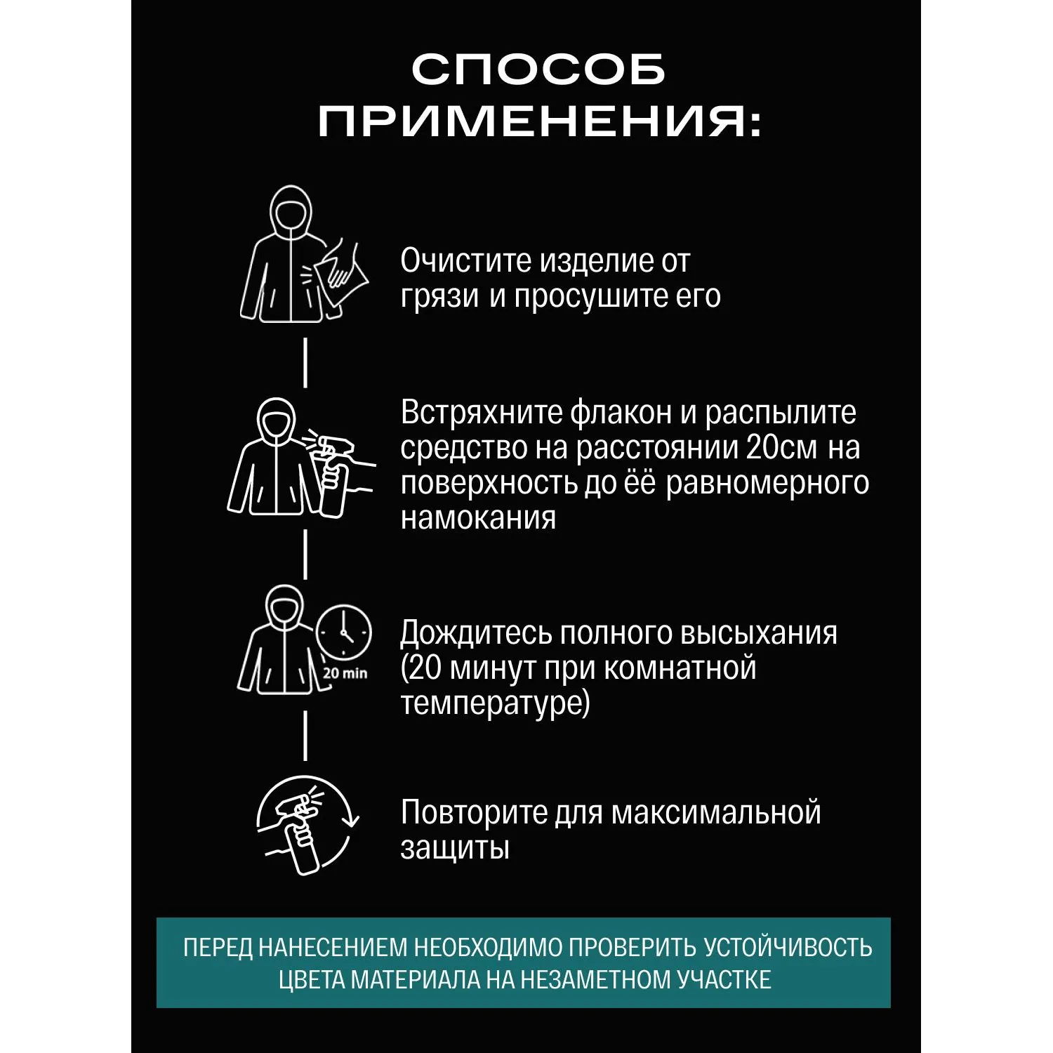 Пропитка водоотталкивающая для мембр. тканей SIBEARIAN (250мл), 1502 - фото 5
