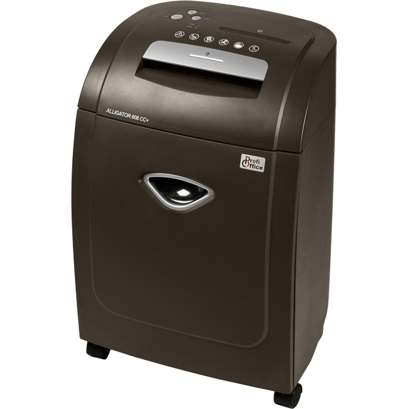 Шредер (уничтожитель) ProfiOffice Alligator 608CC+, 5ур.секр.,8лист,32л - фото 1