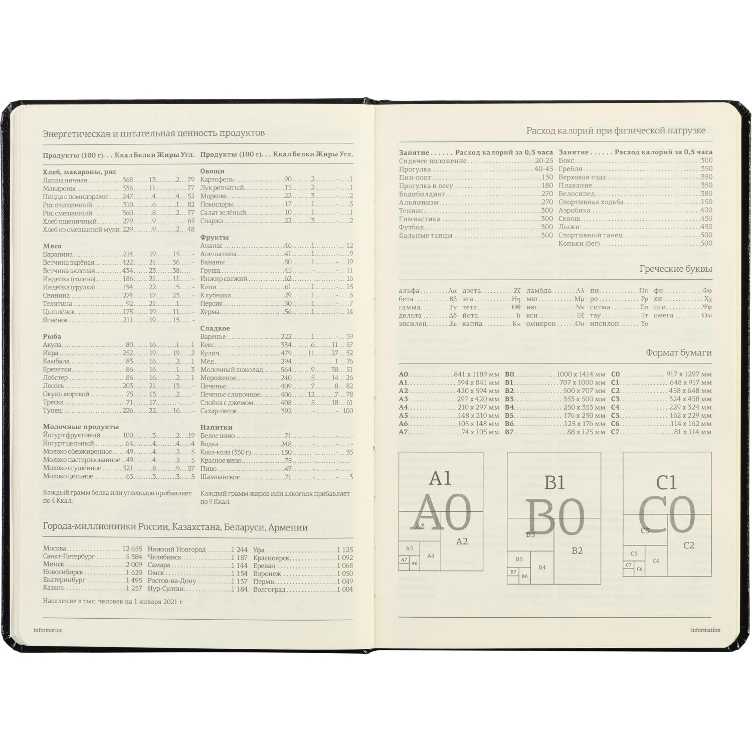 Ежедневник недатированный черный, MEGAPOLIS А5, 142х214мм,320стр.3-281/02 - фото 18