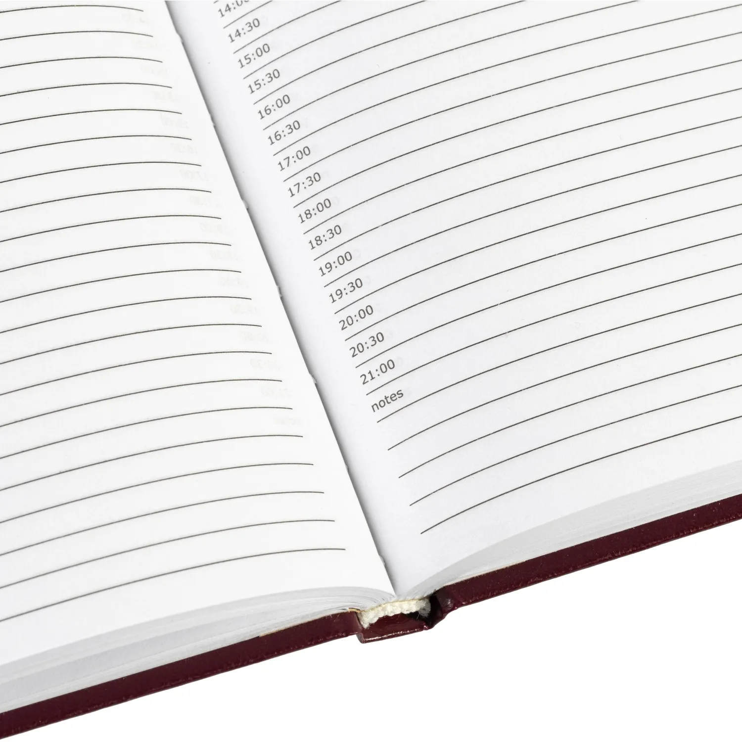 Ежедневник недатированный Attache Economy,бордо,А5,бумвинил,128х200мм,128л - фото 24