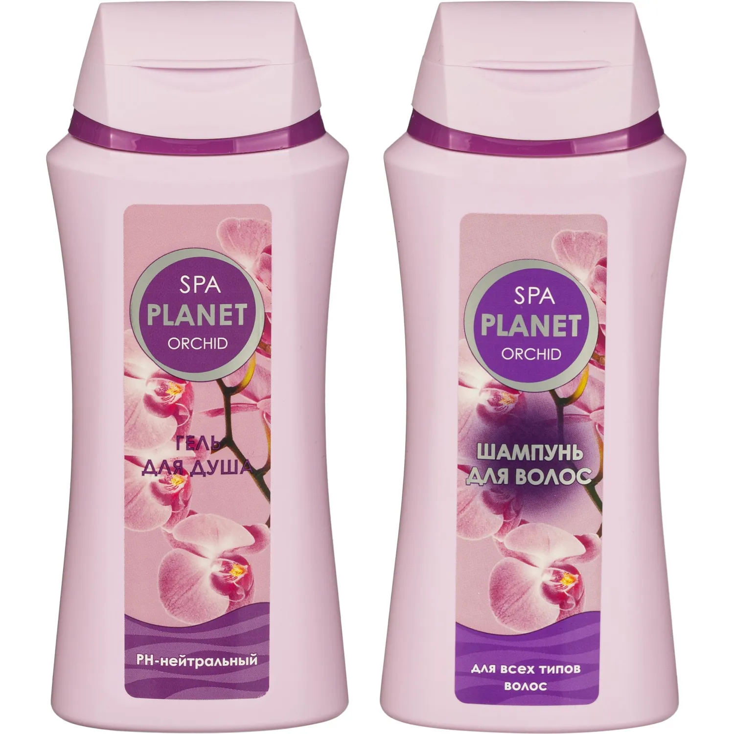 Подарочный набор 061SPA Planet ORCHID Шампунь 250 + Гель д/душа 250) жен - фото 4