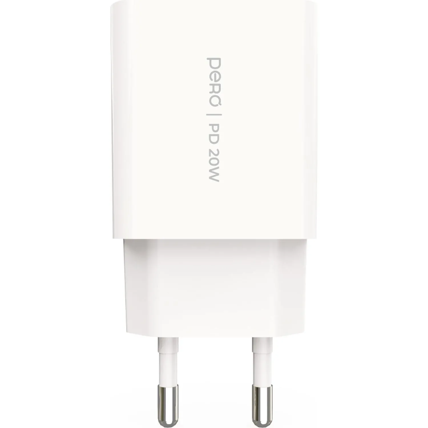 Зарядное устройство сетевое PERO TC33 USB-C, PD 3.0, 20W белый - фото 3