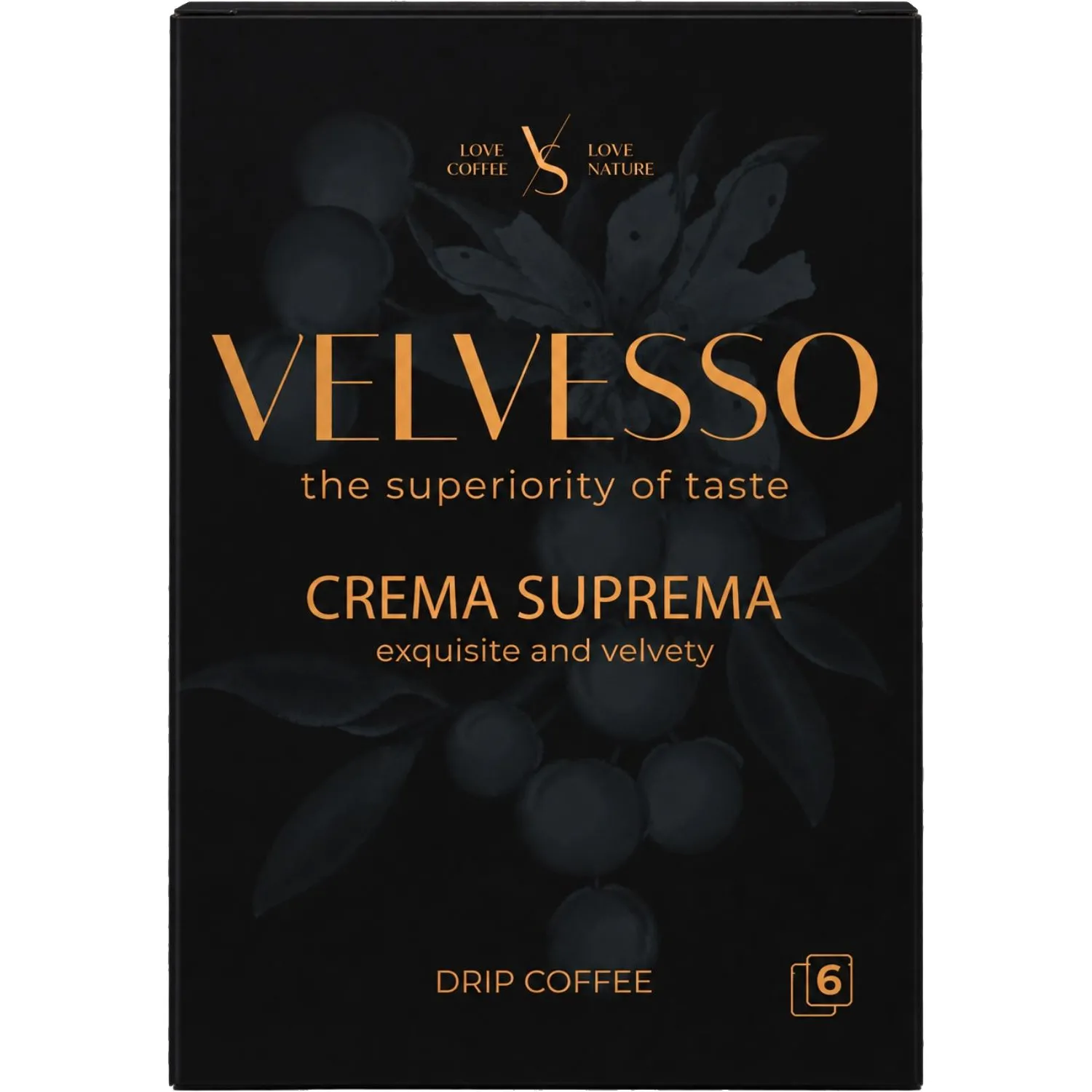 Кофе в дрип-пакетах Velvesso Crema Suprema, 6 шт х 11,5гр - фото 1