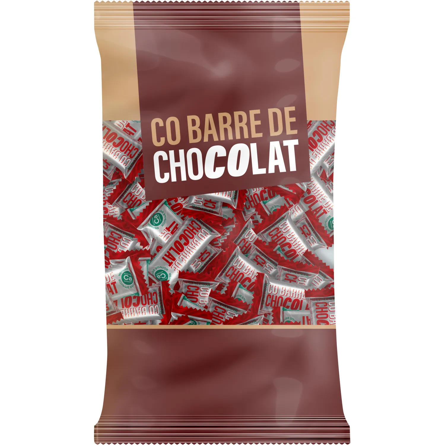 Конфеты Co barre de Chocolat Суперфуд м.злак шок в бел глазур с кальц, 900г - фото 1