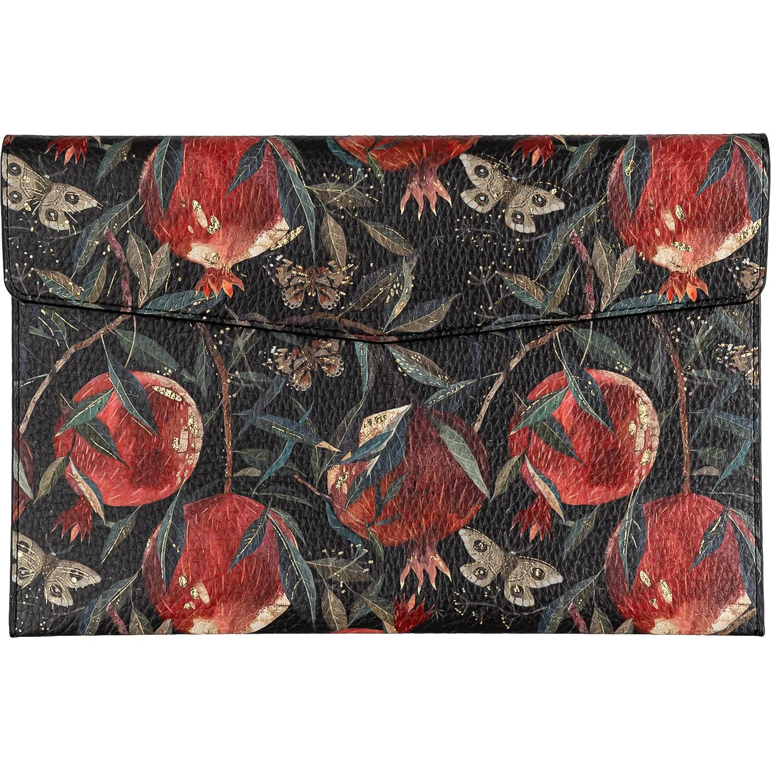 Папка деловая для документов 28 х 19 см флора.гранат 3-828/02 - фото 1