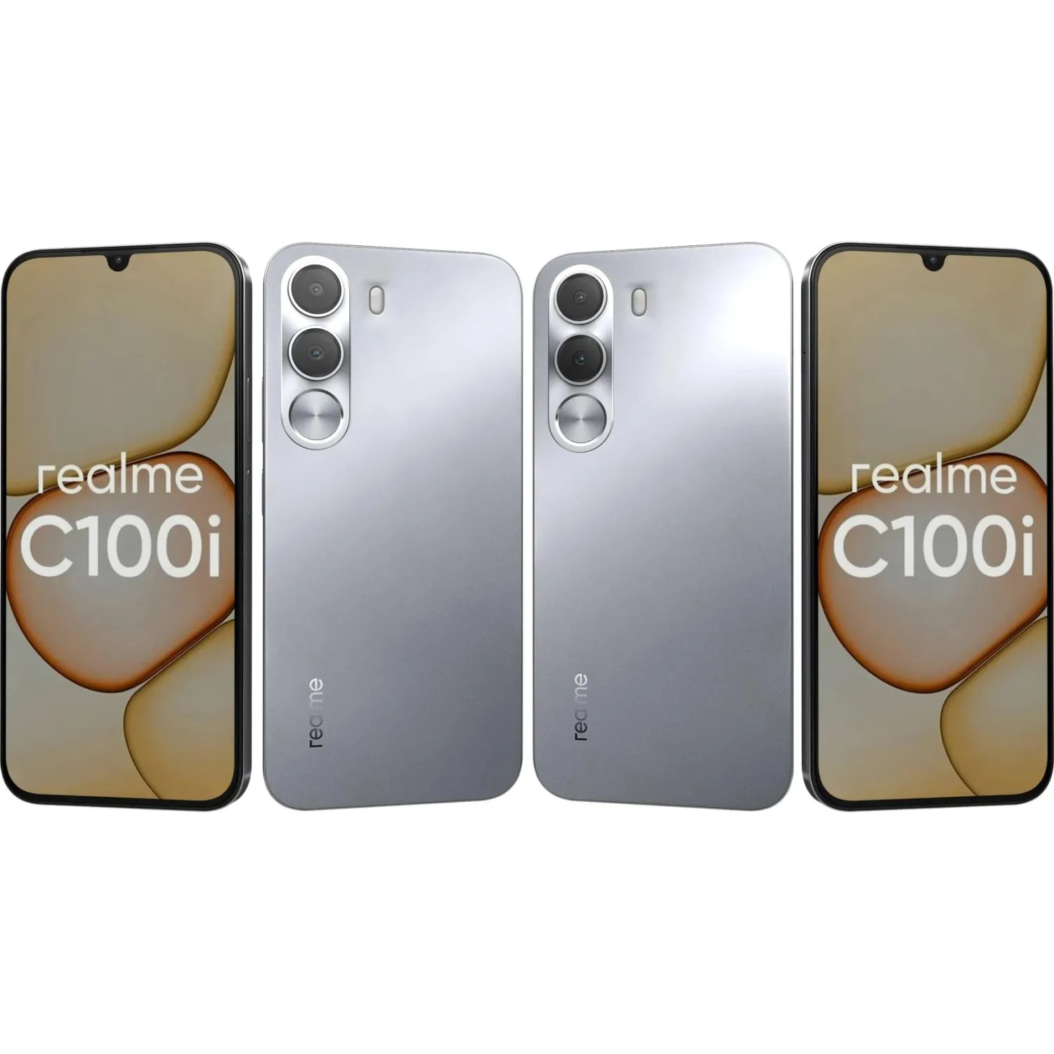 Смартфон Realme C100i RMX5377 64Gb 4Gb серебристый - фото 17