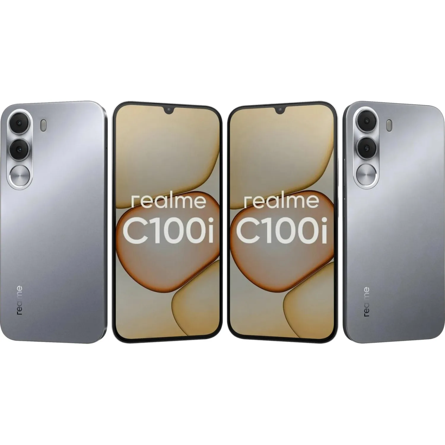 Смартфон Realme C100i RMX5377 64Gb 4Gb серебристый - фото 18