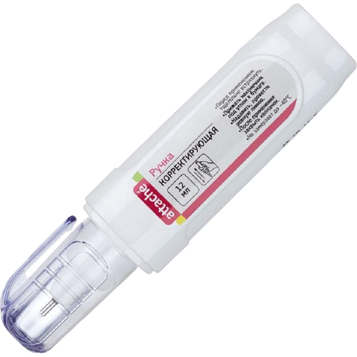 Корректирующий карандаш 12мл ATTACHE, метллический наконечник Корректирующий карандаш 12мл ATTACHE, метллический наконечник - фото 2