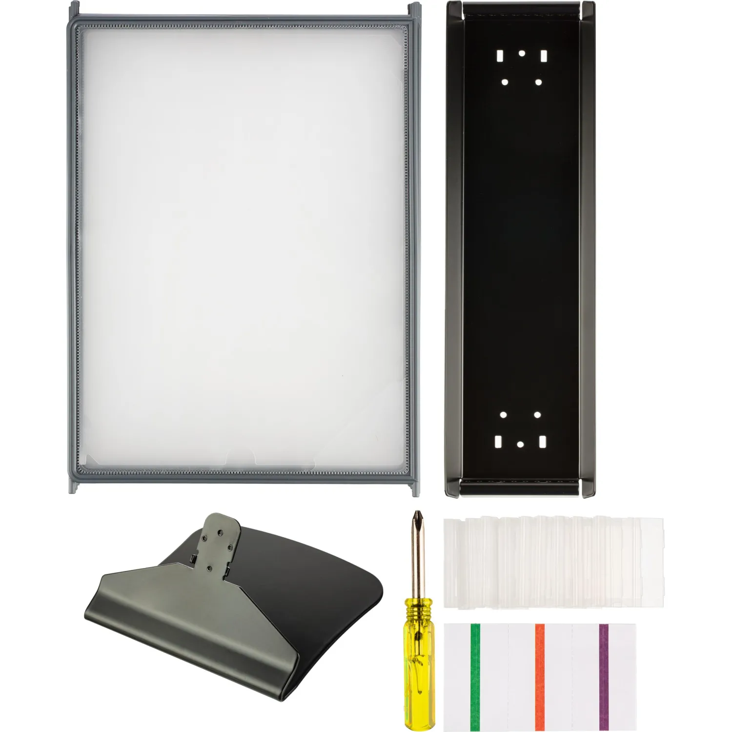 Демосистема настольная FDS016 метал. основа, 10 пан.,черный - фото 7