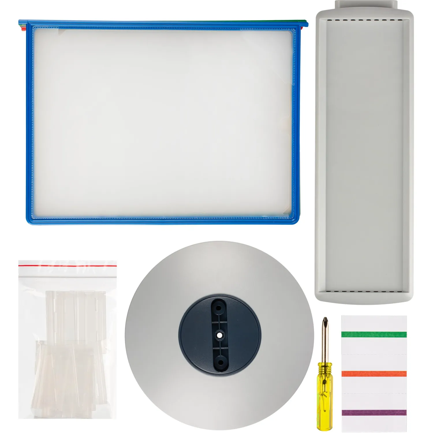 Демосистема настольная FDS031 вращ. 10 пан. св.сер/ассорти - фото 7