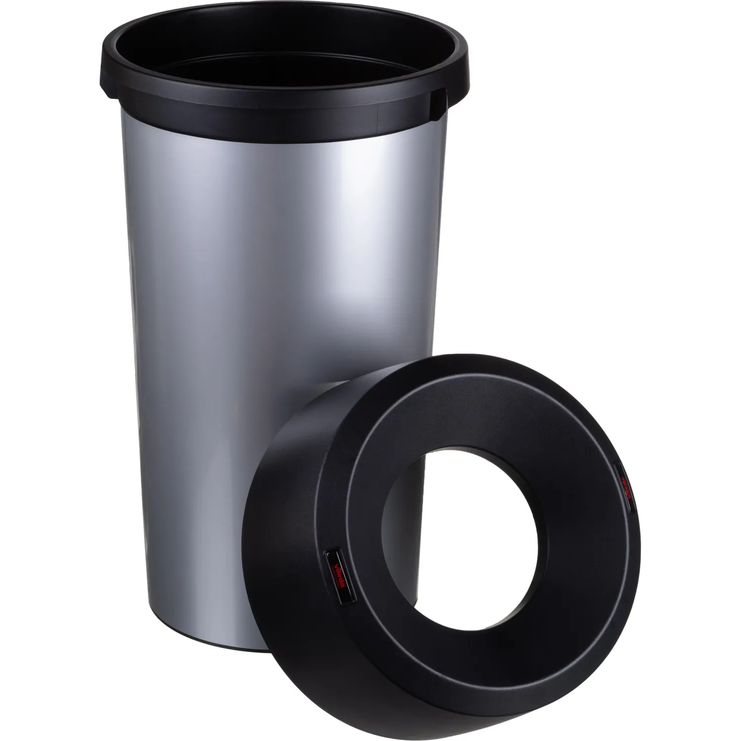 Контейнер для мусора (урна) 50 л кругл 38х73см крышка воронкообраз. VILEDA - фото 3