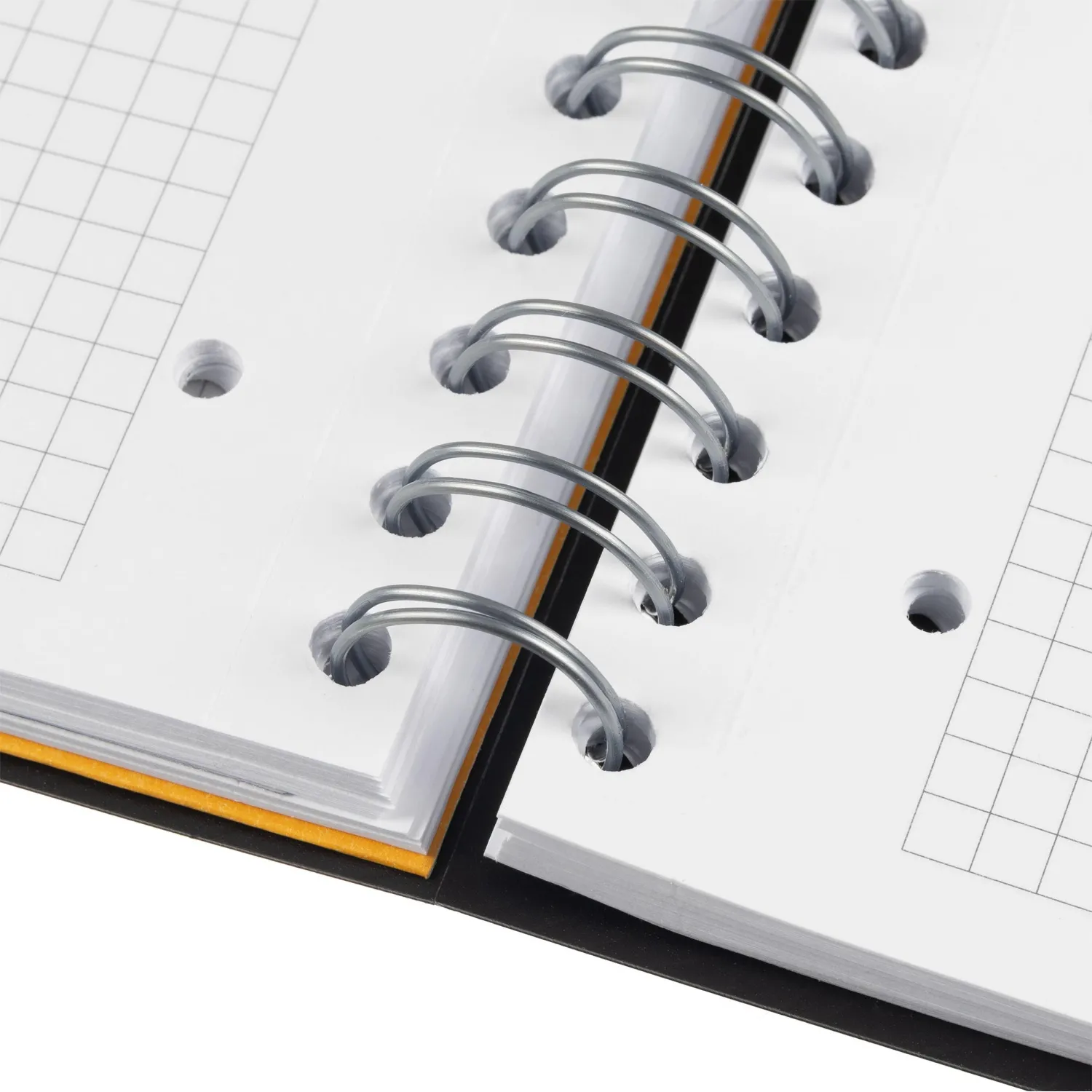 Бизнес-тетрадь SMARTBOOK А5 120л. клетка,спир,микроп,разд,карм,жел-оран - фото 9