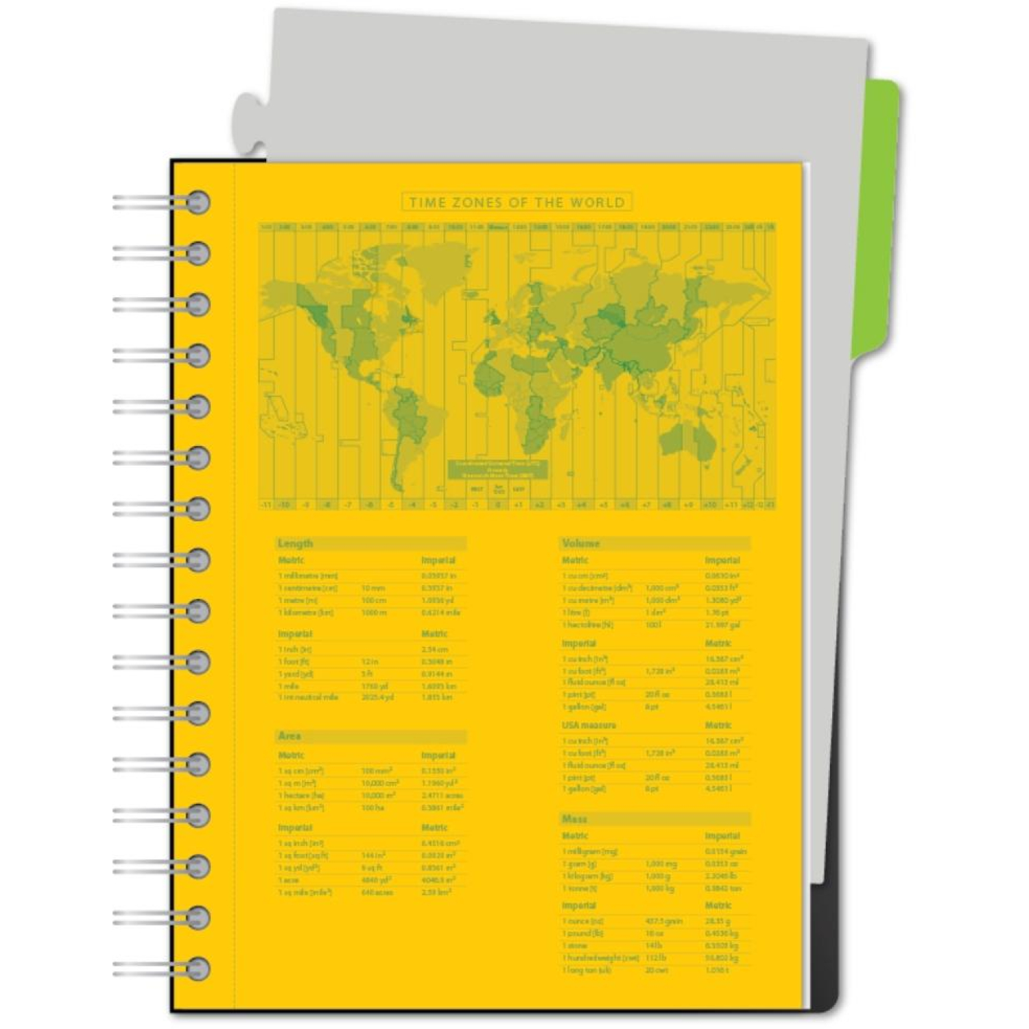 Бизнес-тетрадь SMARTBOOK А5 120л. линейка,спир,микроп,разд,карм,жел-зел Бизнес-тетрадь SMARTBOOK А5 120л. линейка,спир,микроп,разд,карм,жел-зел - фото 3