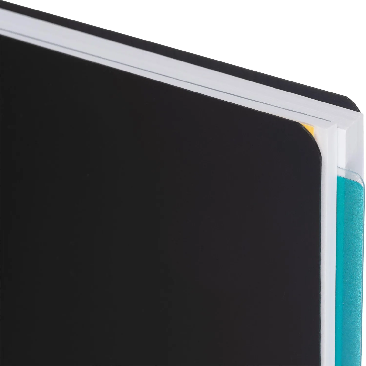 Бизнес-тетрадь SMARTBOOK А4 120л. клетка,спир,микроп,разд,карм,сер-бирюз - фото 3