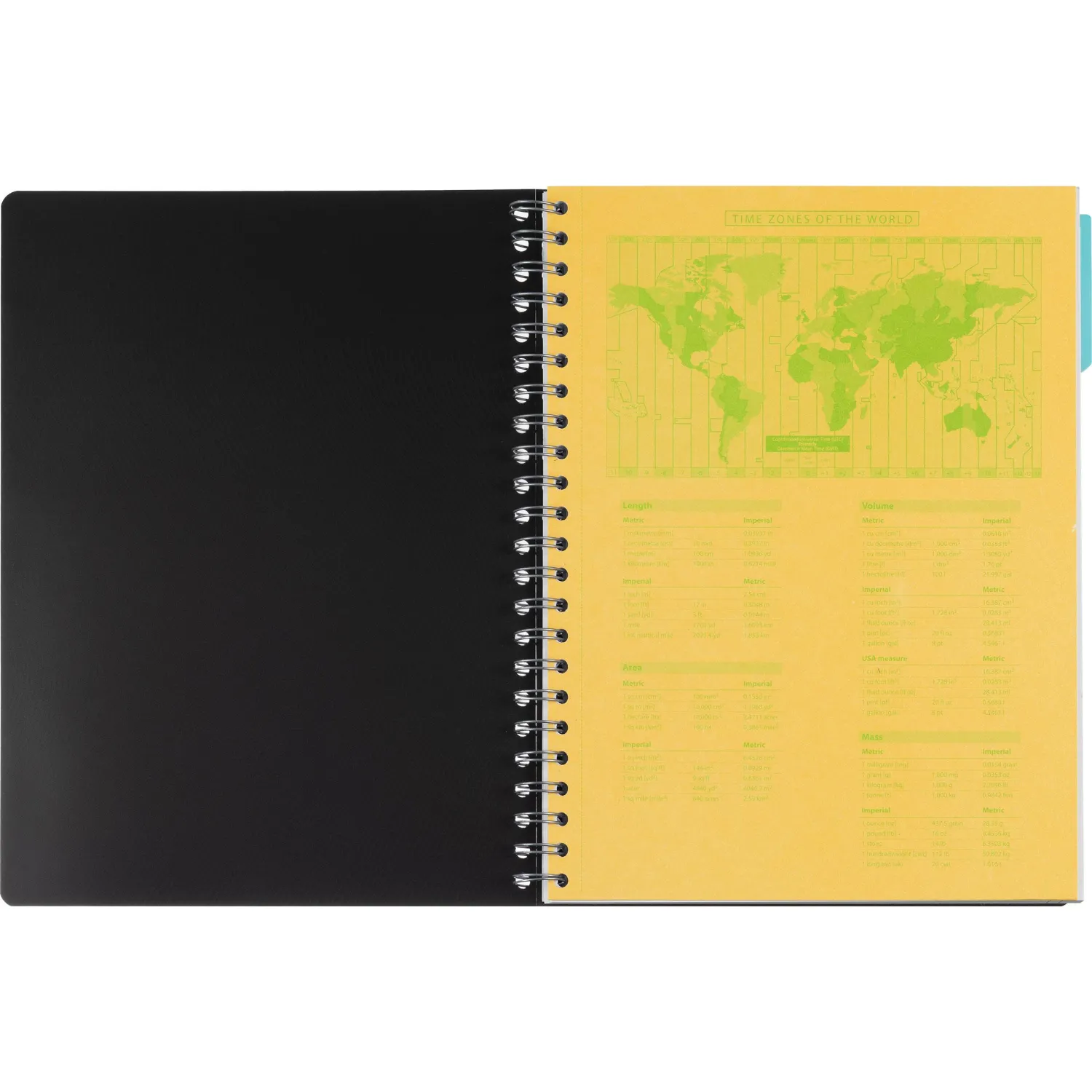 Бизнес-тетрадь SMARTBOOK А4 120л. клетка,спир,микроп,разд,карм,сер-бирюз - фото 5