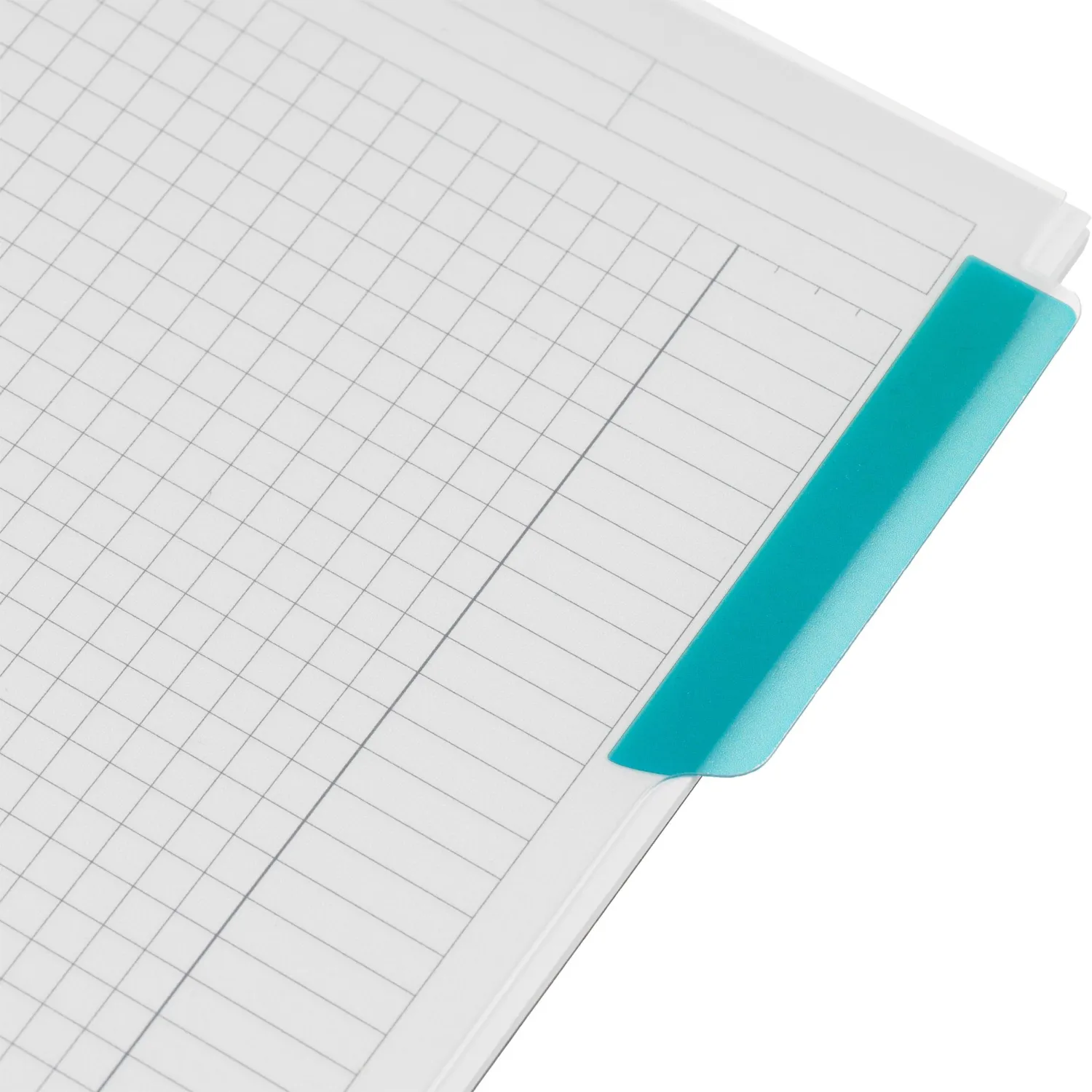 Бизнес-тетрадь SMARTBOOK А4 120л. клетка,спир,микроп,разд,карм,сер-бирюз - фото 10