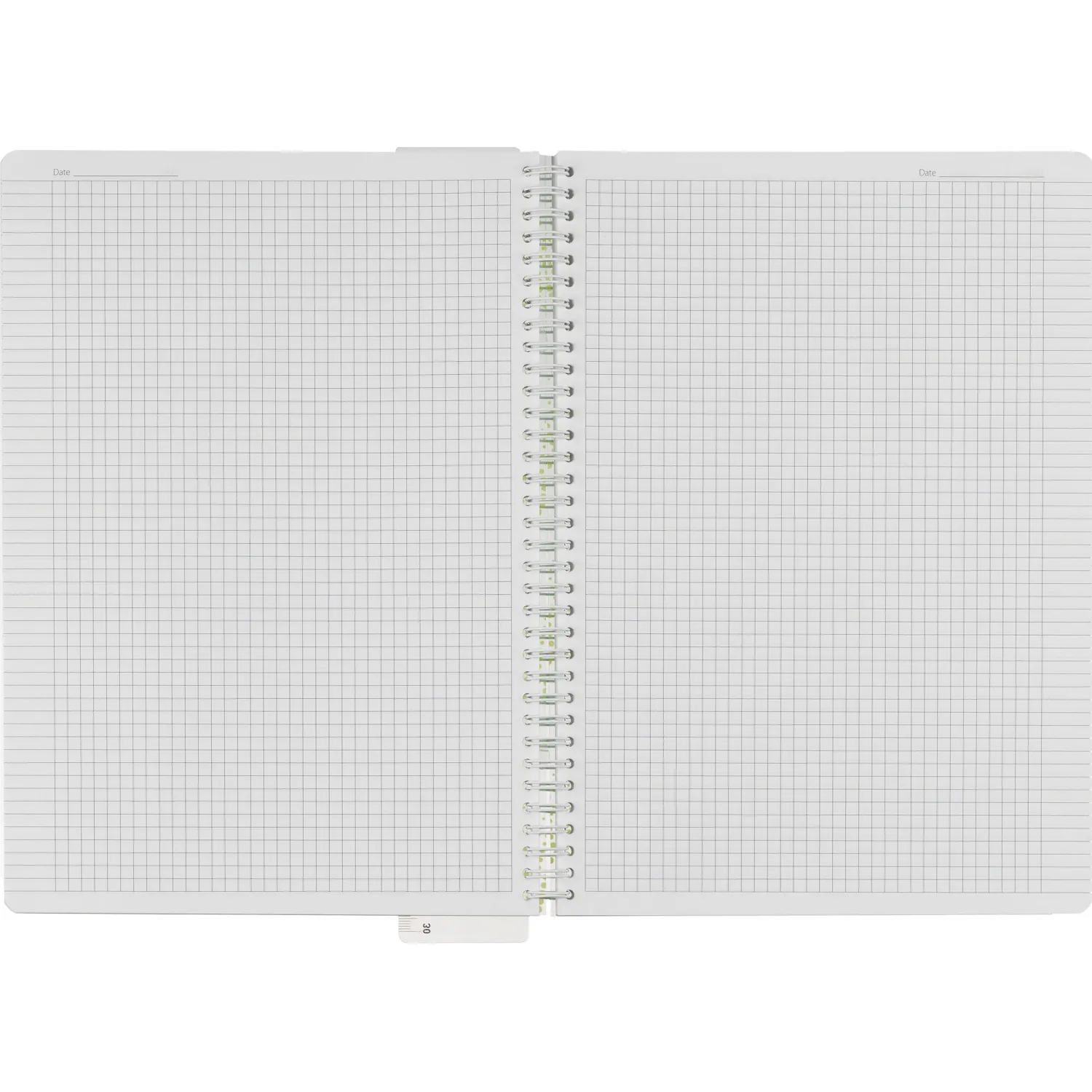 Бизнес-тетрадь WAVES А4 100л. ATTACHE клет,спир,пласт,заклад,цв.зеленый - фото 7