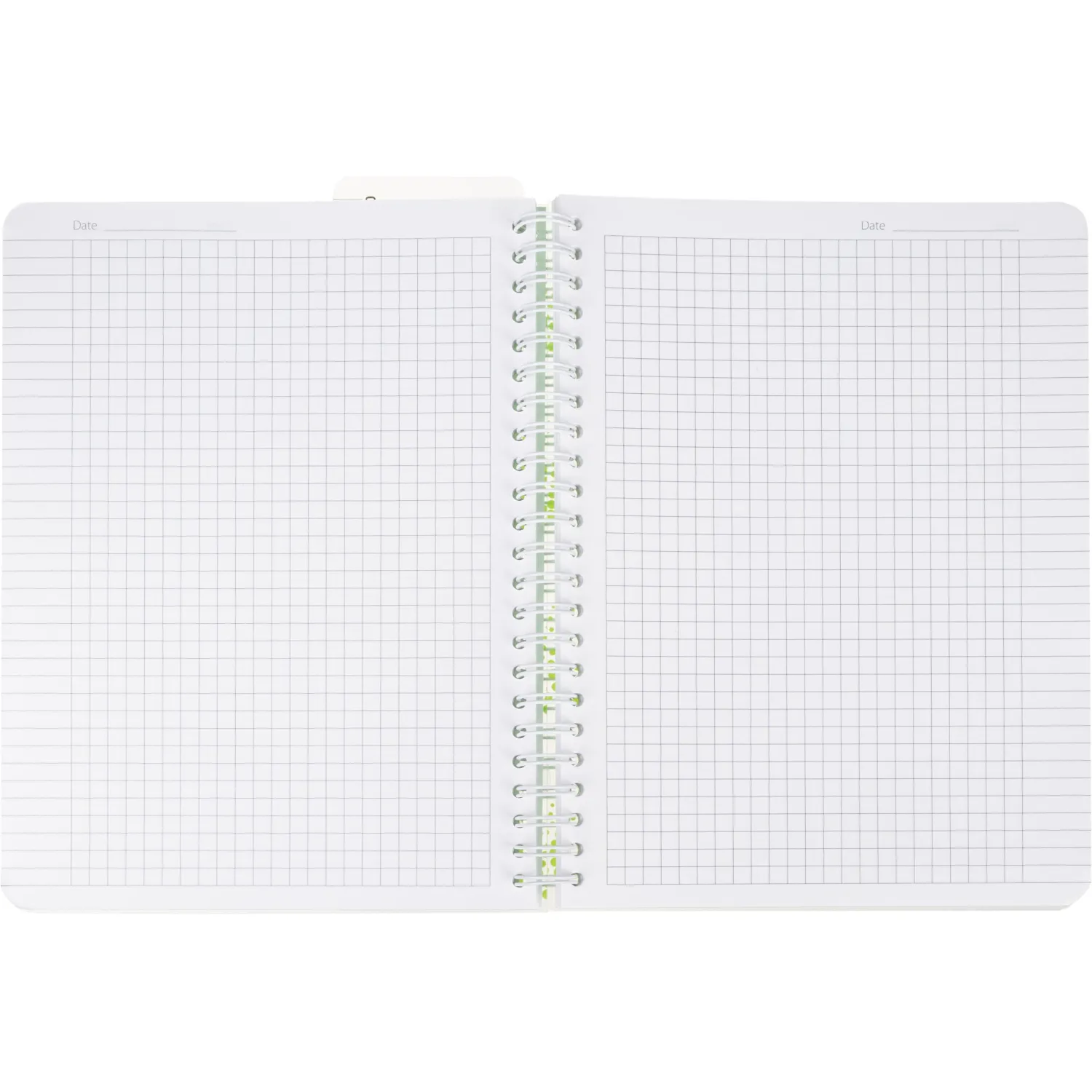 Бизнес-тетрадь WAVES А5 100л. ATTACHE клет,спир,пласт,заклад,цв.зеленый - фото 7