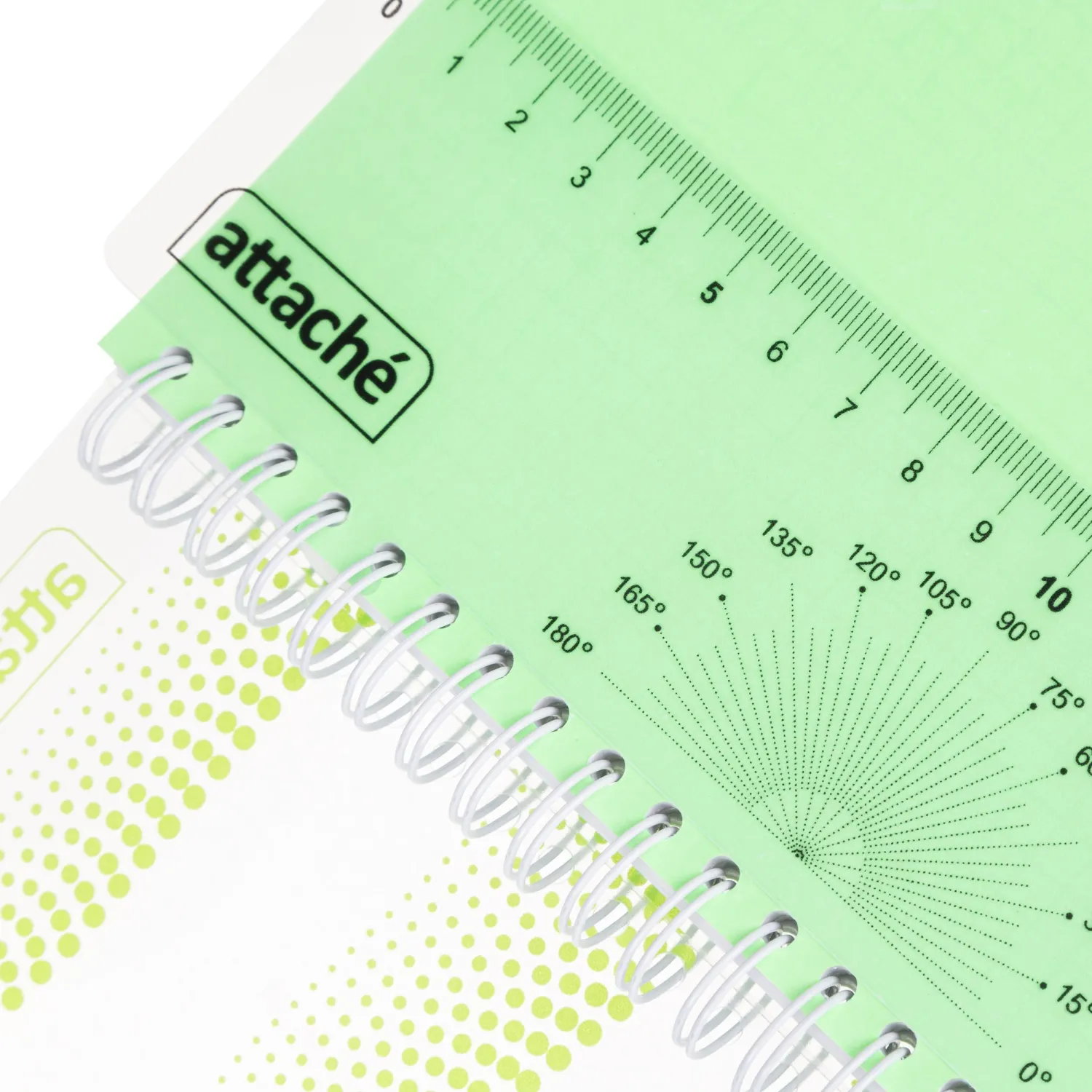 Бизнес-тетрадь WAVES А5 100л. ATTACHE клет,спир,пласт,заклад,цв.зеленый - фото 11