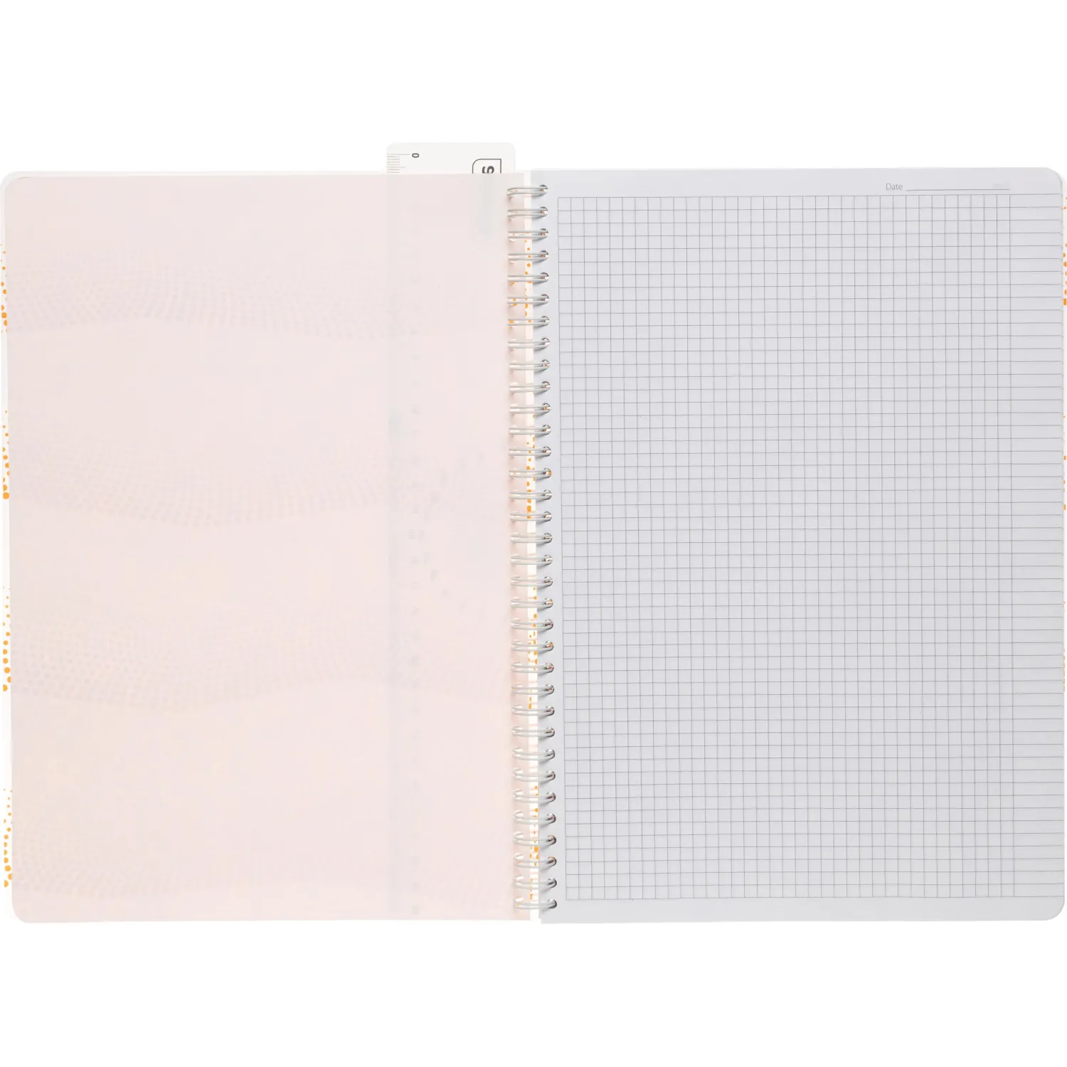 Бизнес-тетрадь WAVES А4 100л. ATTACHE клет,спир,пласт,заклад,цв.оранжевый - фото 6