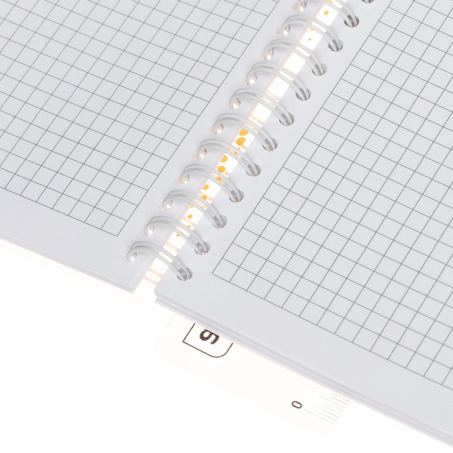 Бизнес-тетрадь WAVES А4 100л. ATTACHE клет,спир,пласт,заклад,цв.оранжевый - фото 9