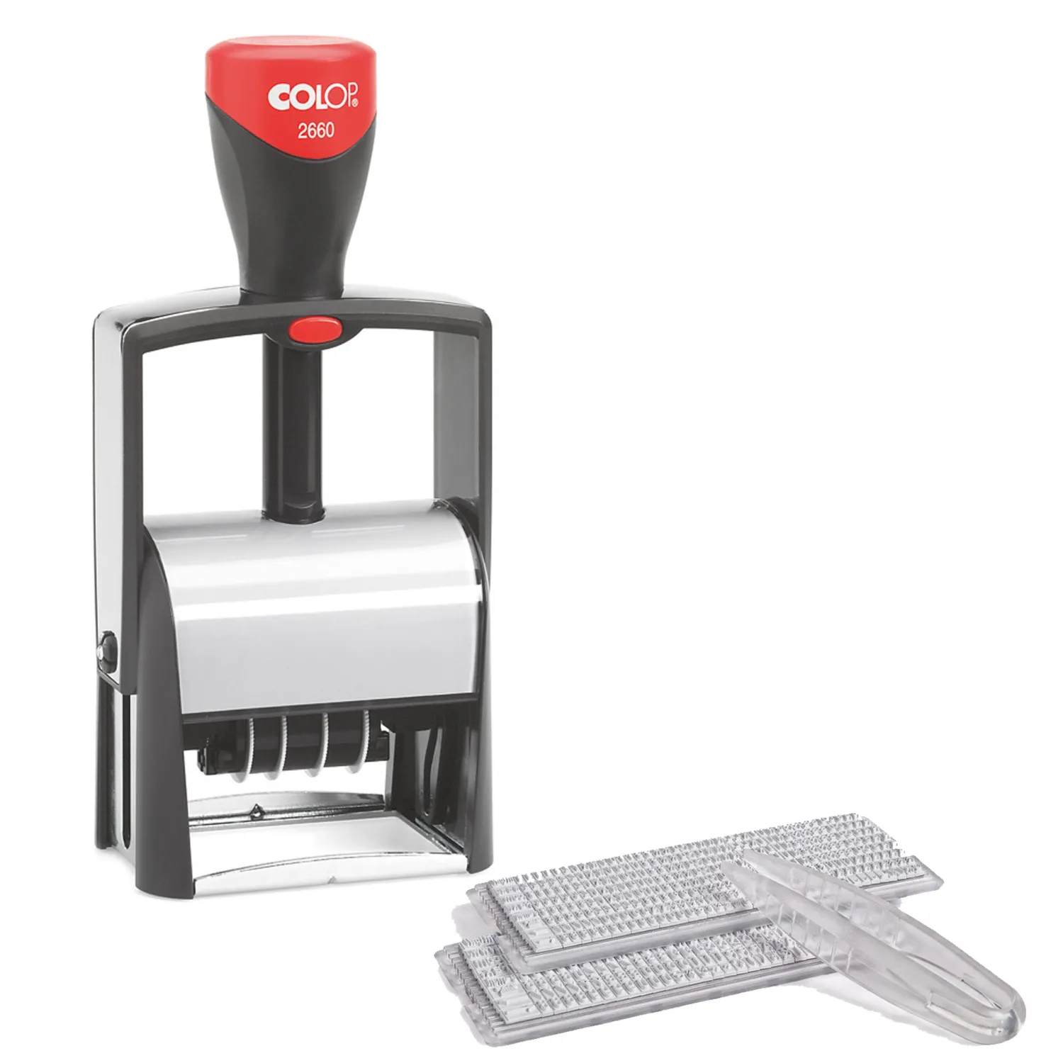 Датер автоматический самонаб.металл.S2660-Bank-Set-F дата ЦИФР.4/6стр.рам.3 - фото 2