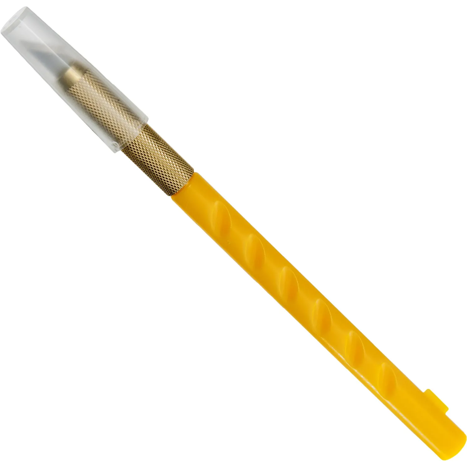 Нож канцелярский Attache Selection с перовым лезвием, цв.желтый - фото 6