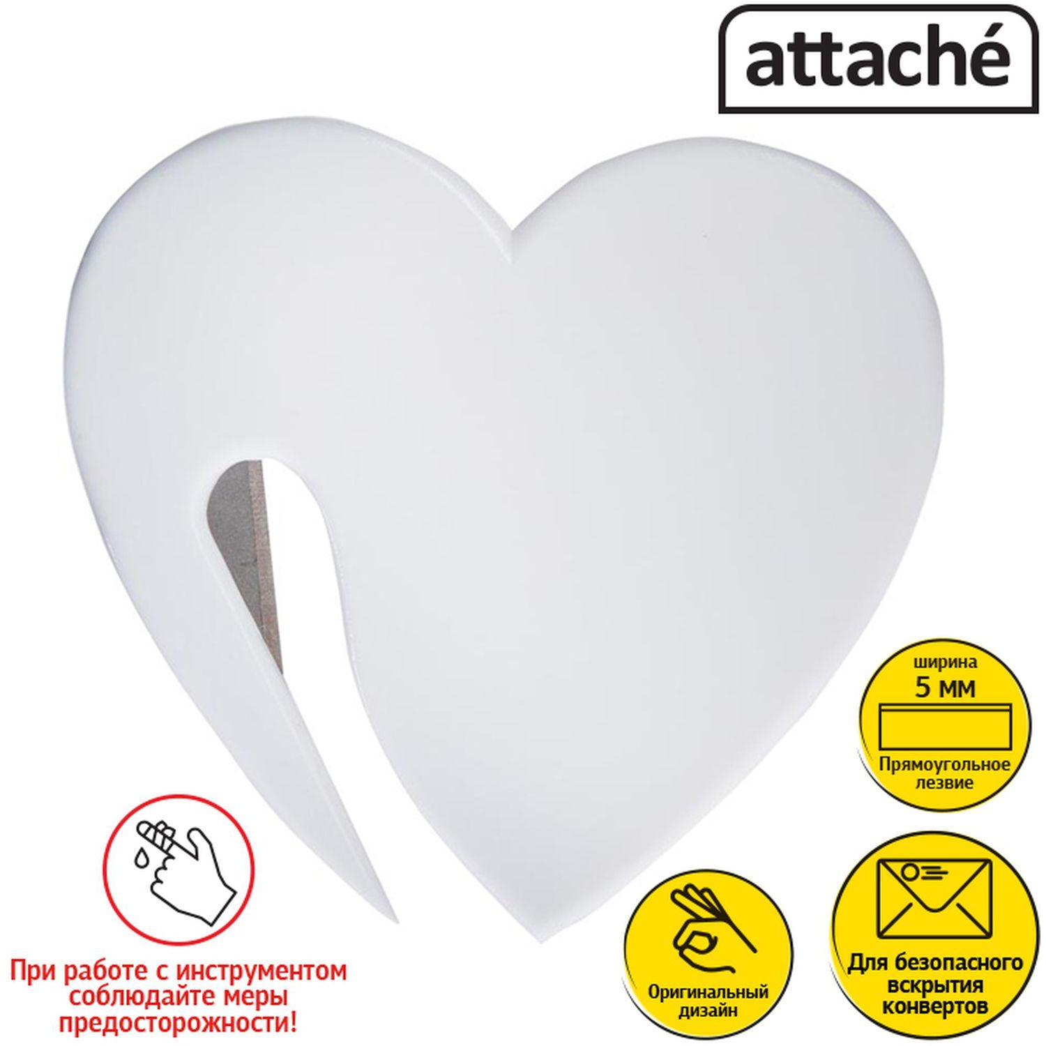 Нож канцелярский Attache для открытия конвертов , цв.в ассорт. - фото 2