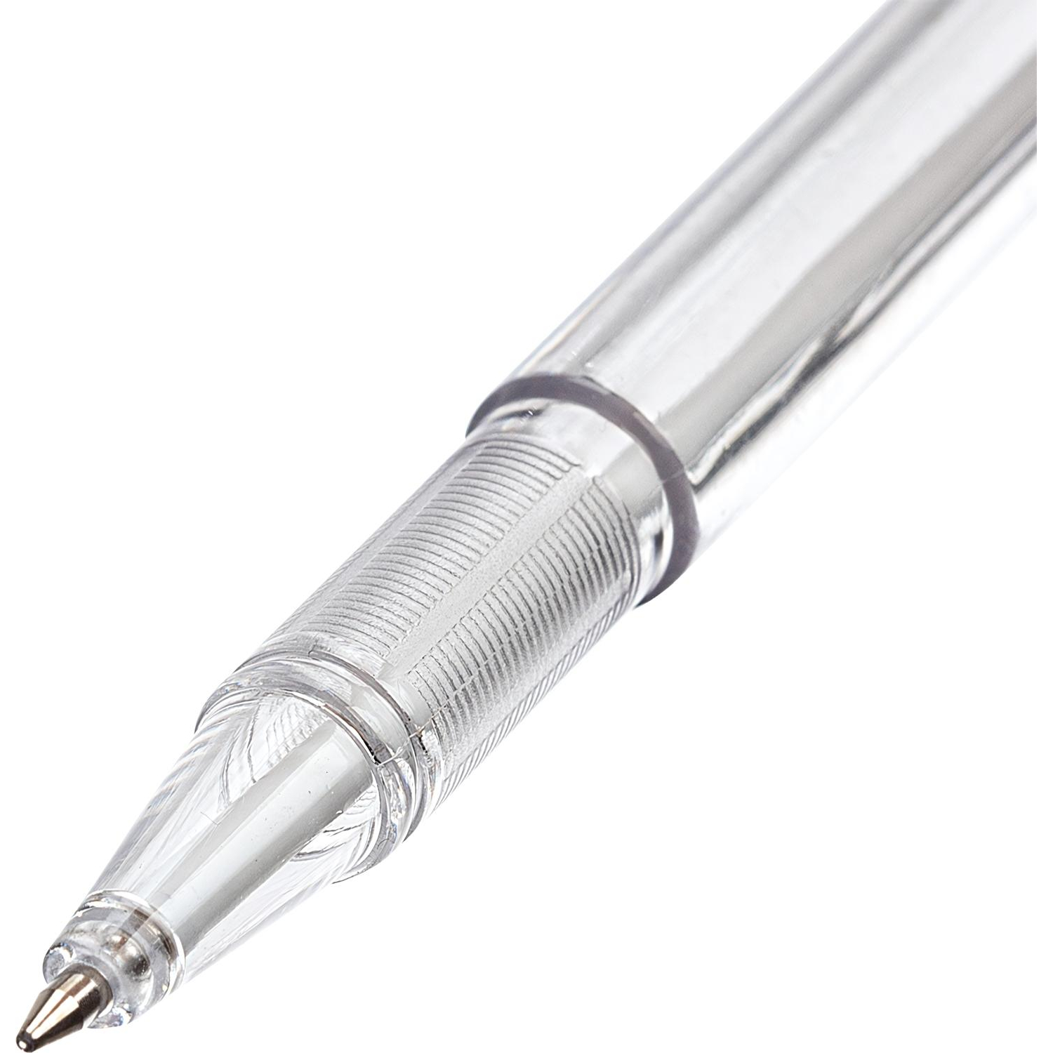 Ручка шариковая на подставке на липучке 8863 черная - фото 3