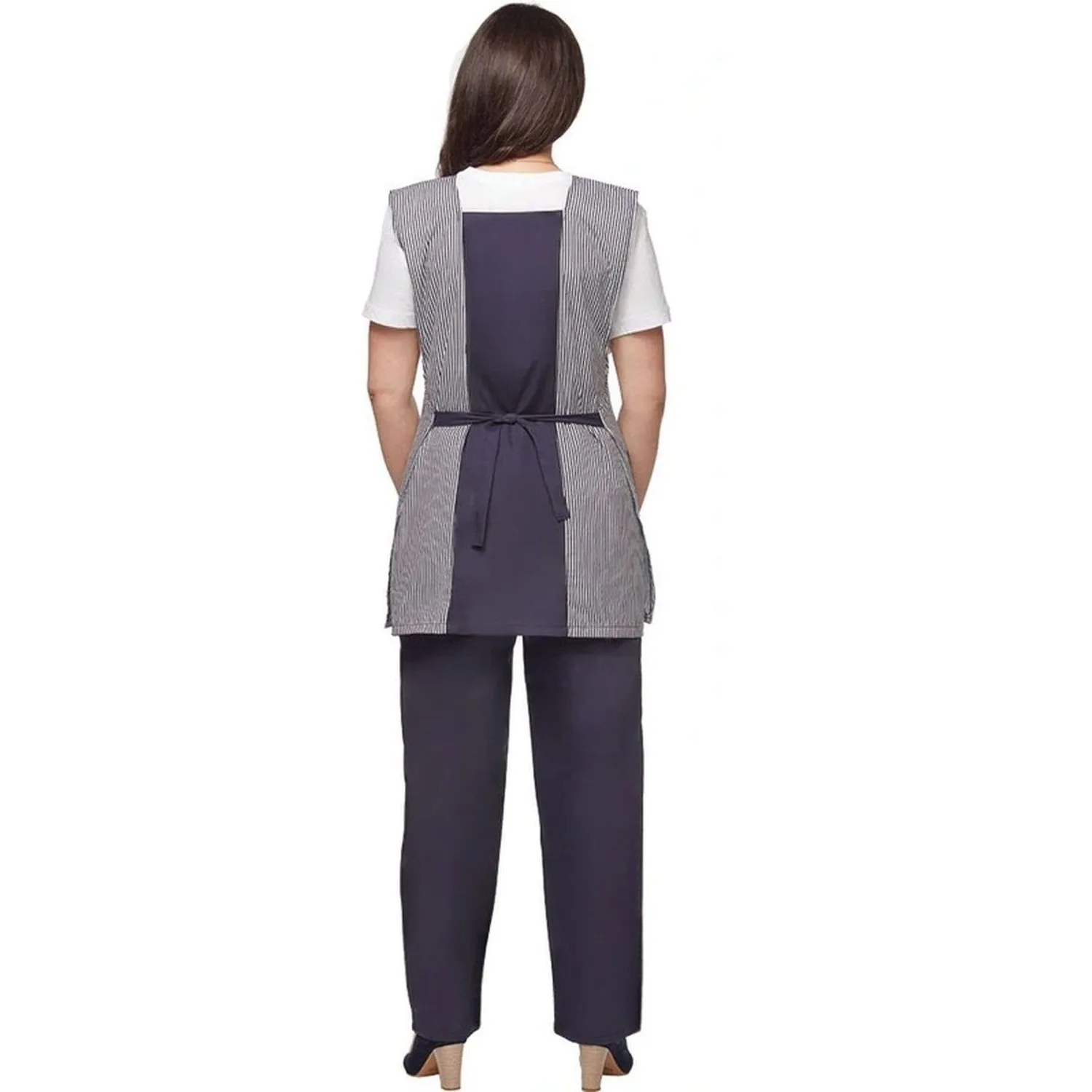 Костюм для горничных и уборщиц у08-СБР синий (р.60-62)р.170-176 - фото 5