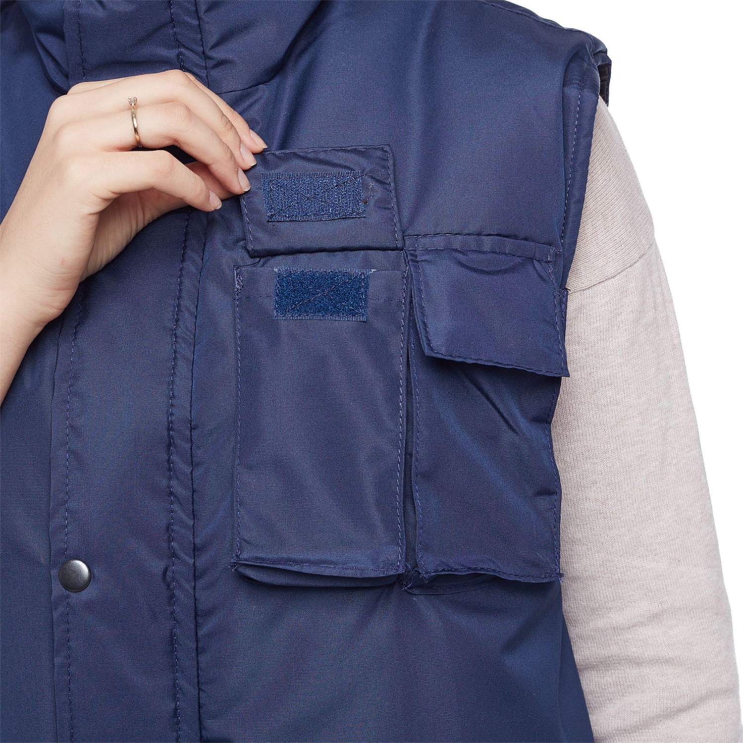 Жилет утепленный Товаровед зим син 112-116/170-176 - фото 5